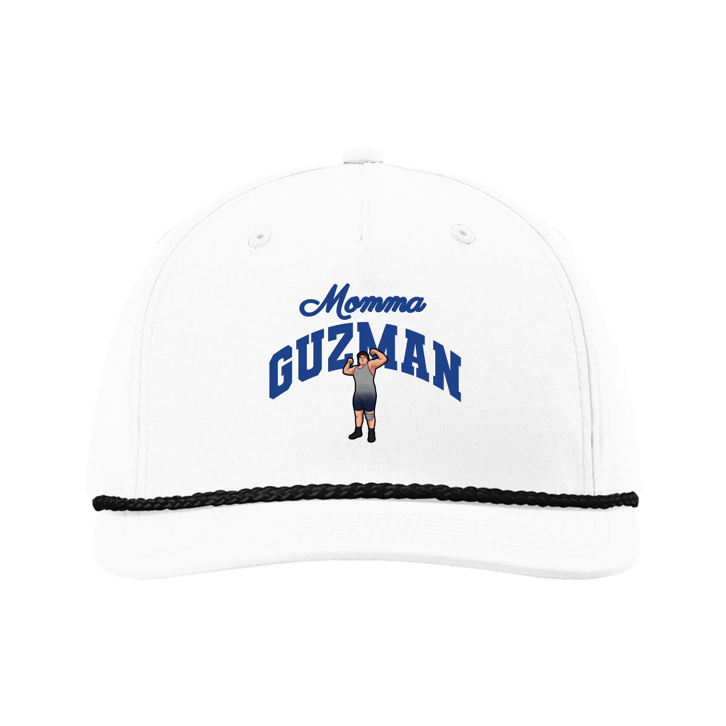 Five-Panel Classic Rope Cap — Mothers Day Arch in White