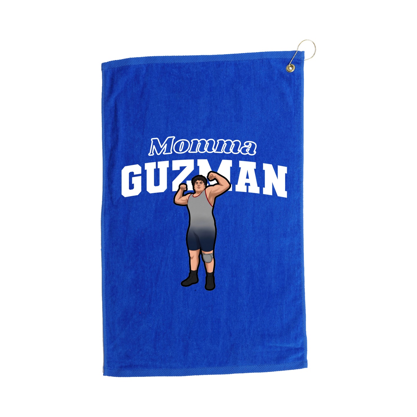 Golf Towel — Mothers Day Block in Royal