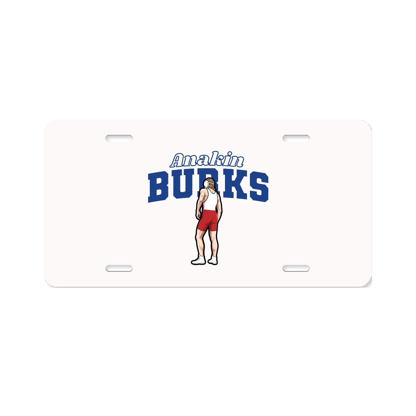 License Plate — Name Arch in Classic
