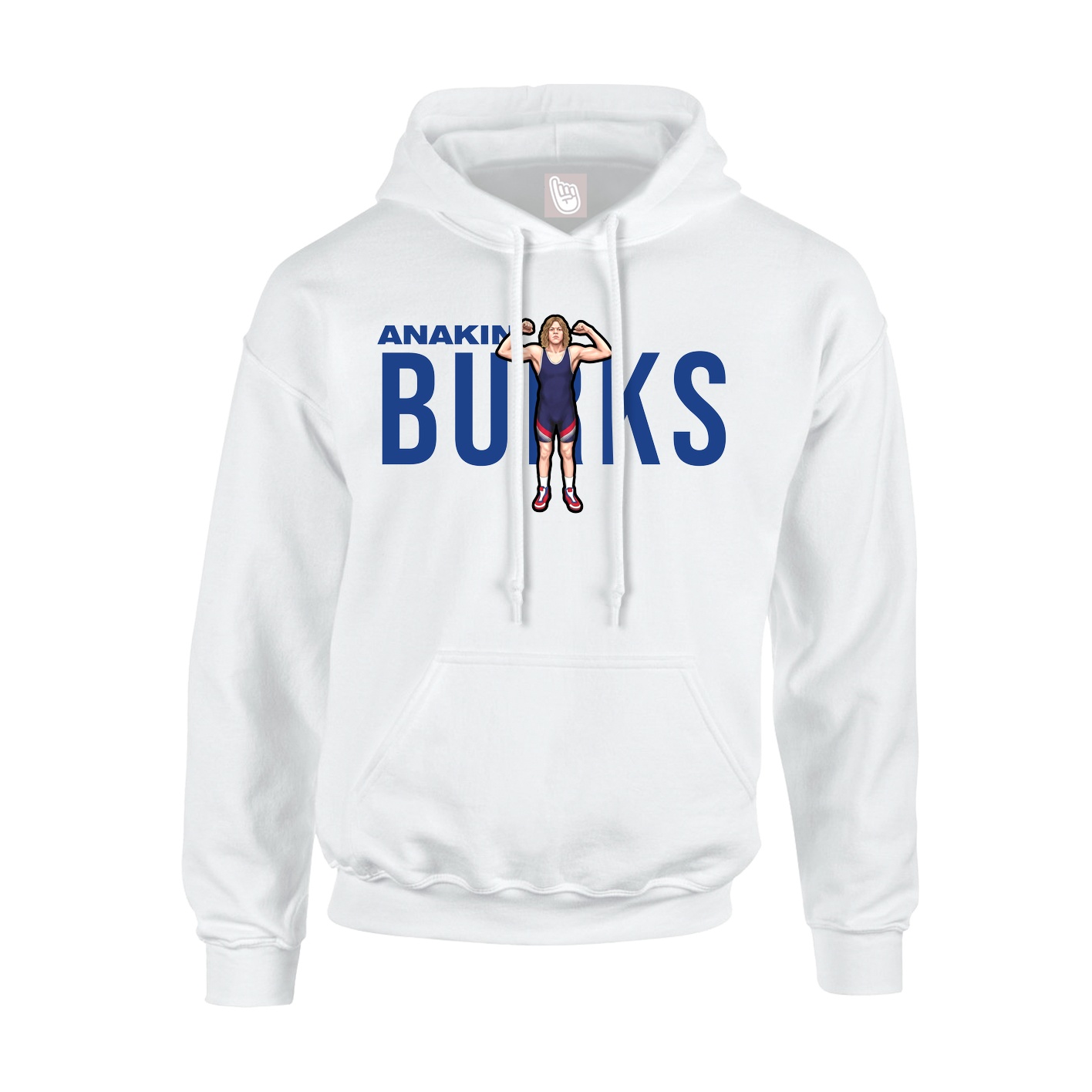Youth Hoodie — Player Name in White