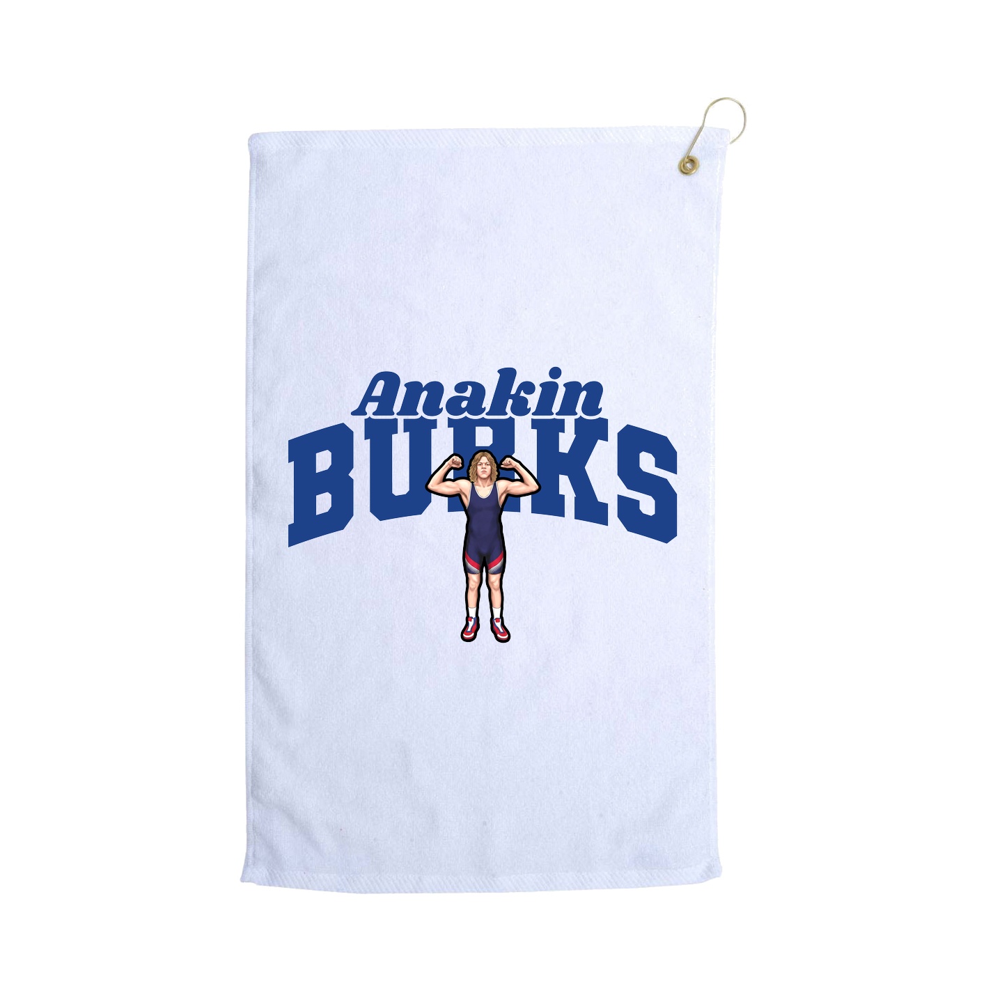 Golf Towel — Signature Arch in White