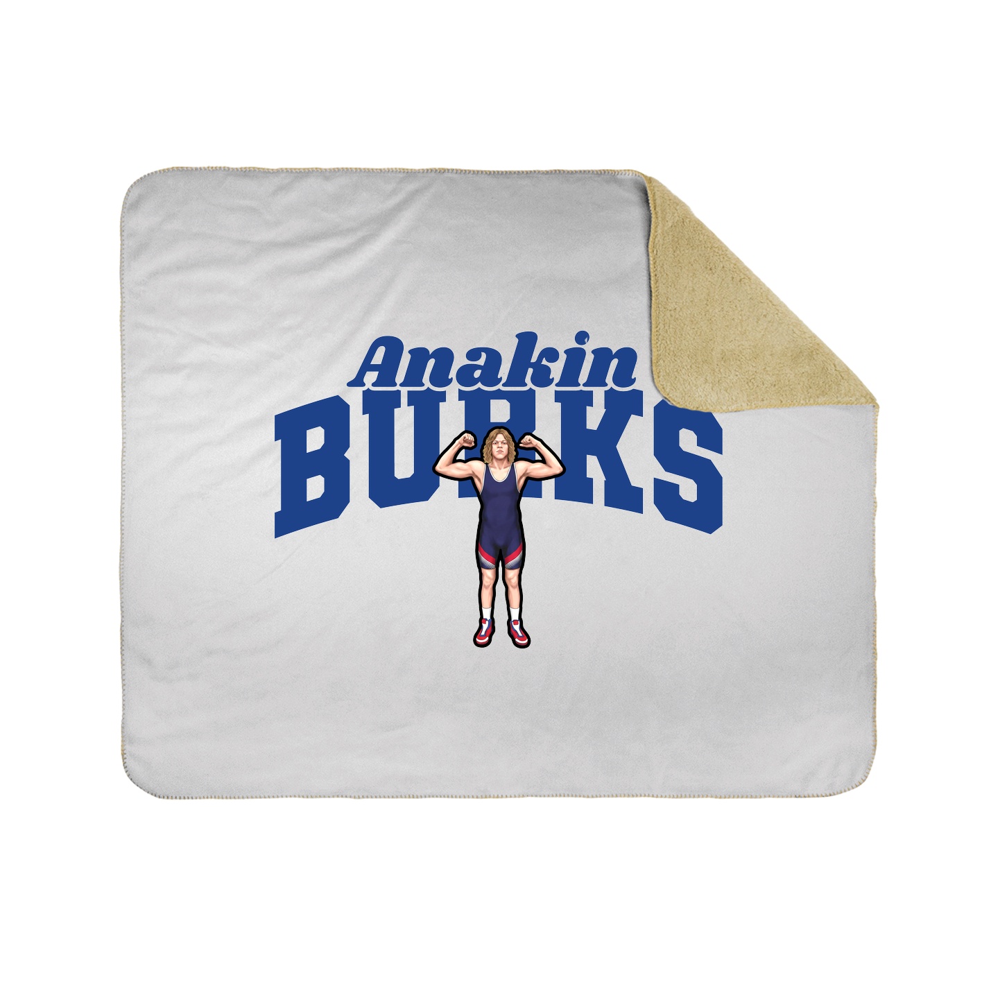 Throw Blanket — Signature Arch in White