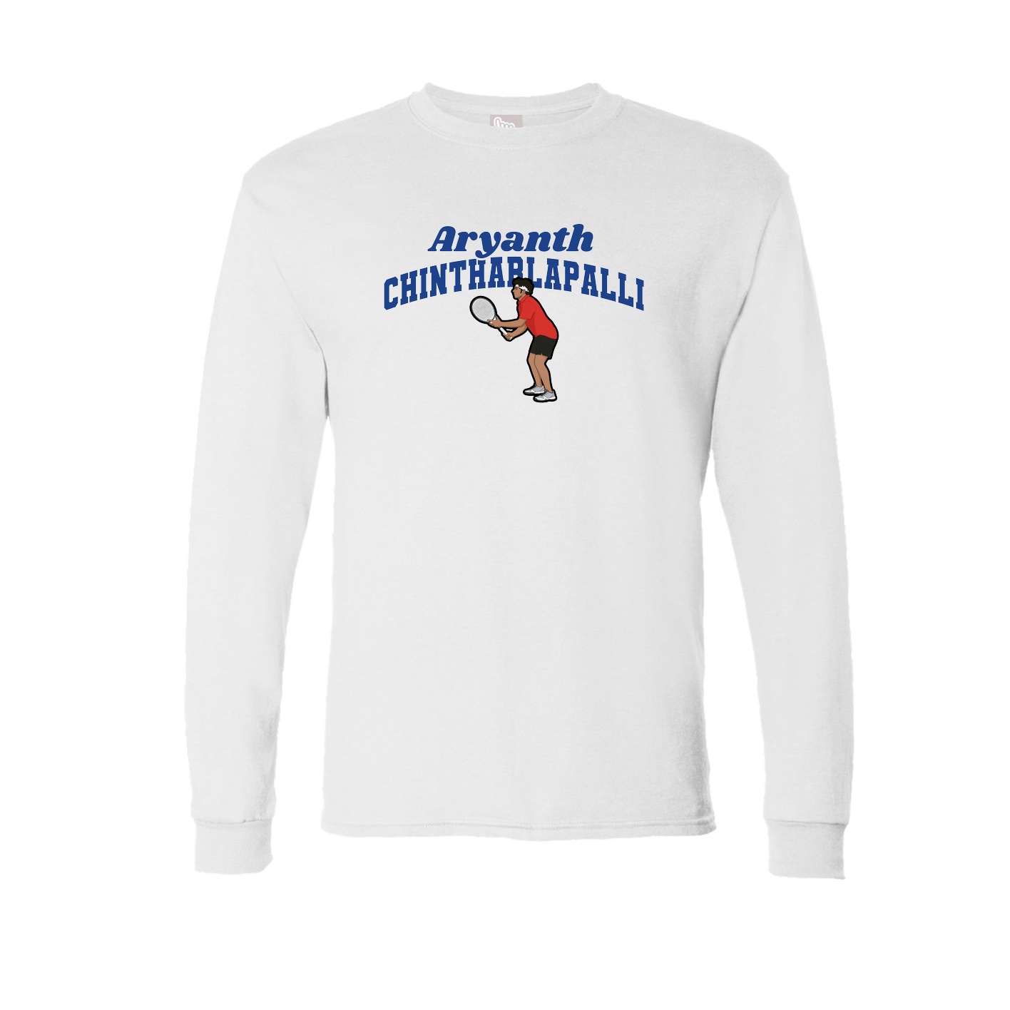 Long Sleeve Tee — Signature Arch in White