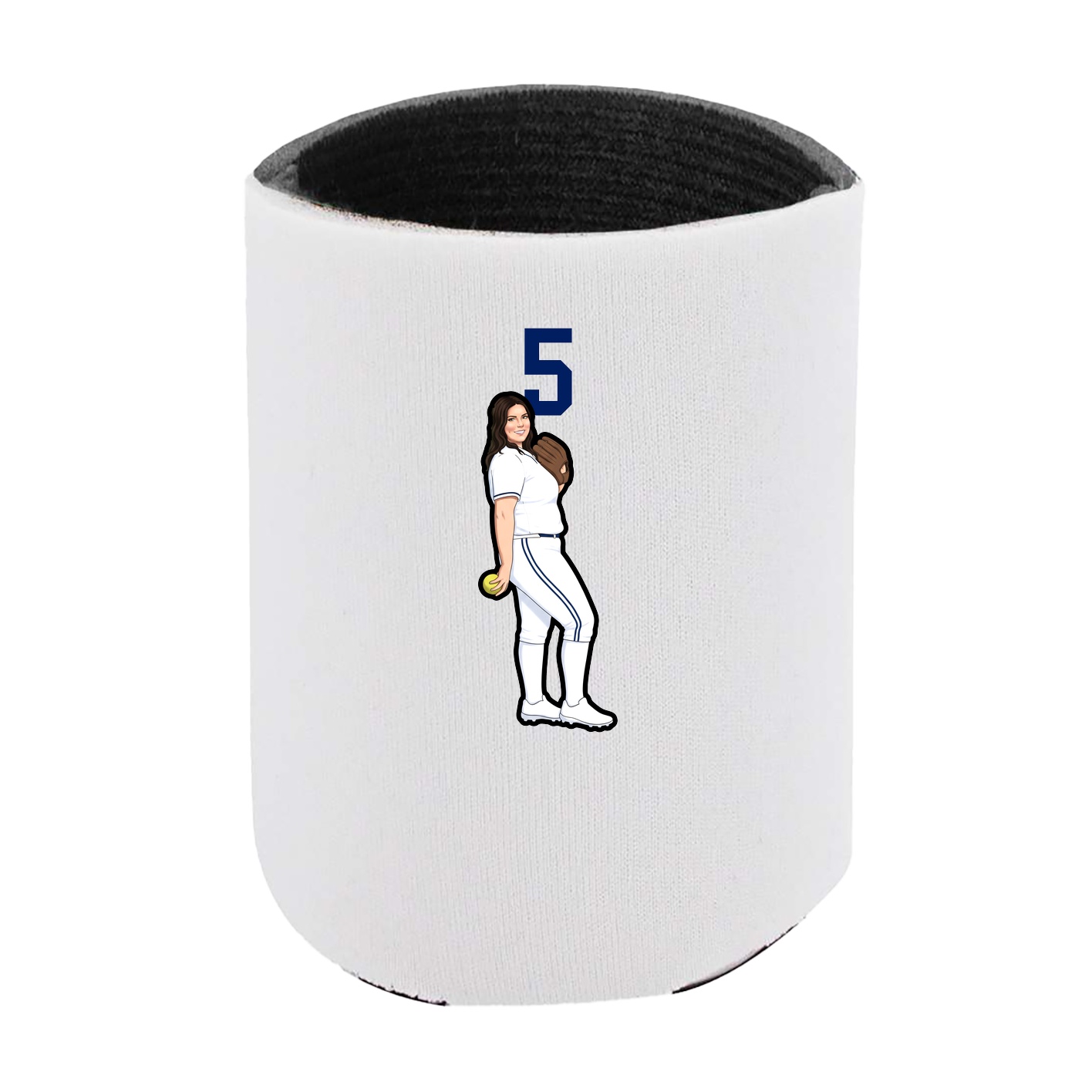 Can Holder — Number Top in White
