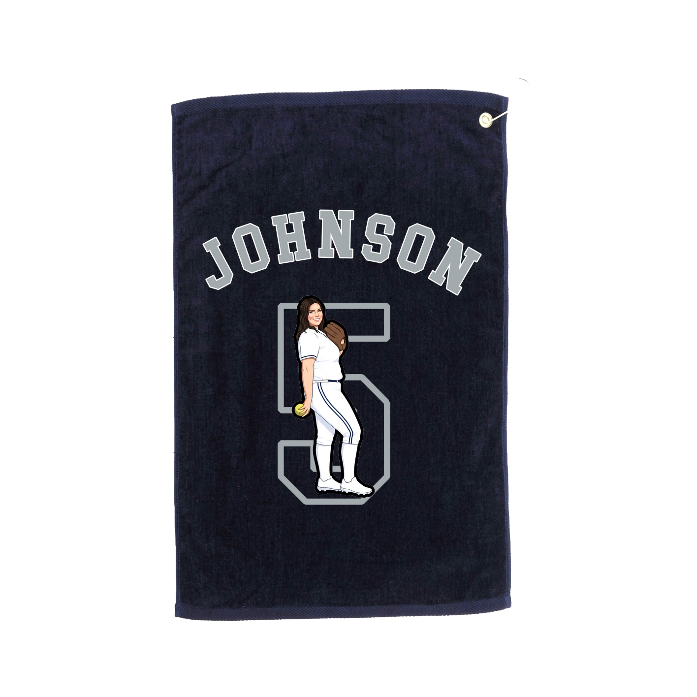 Golf Towel — Shirsey Arch in Navy