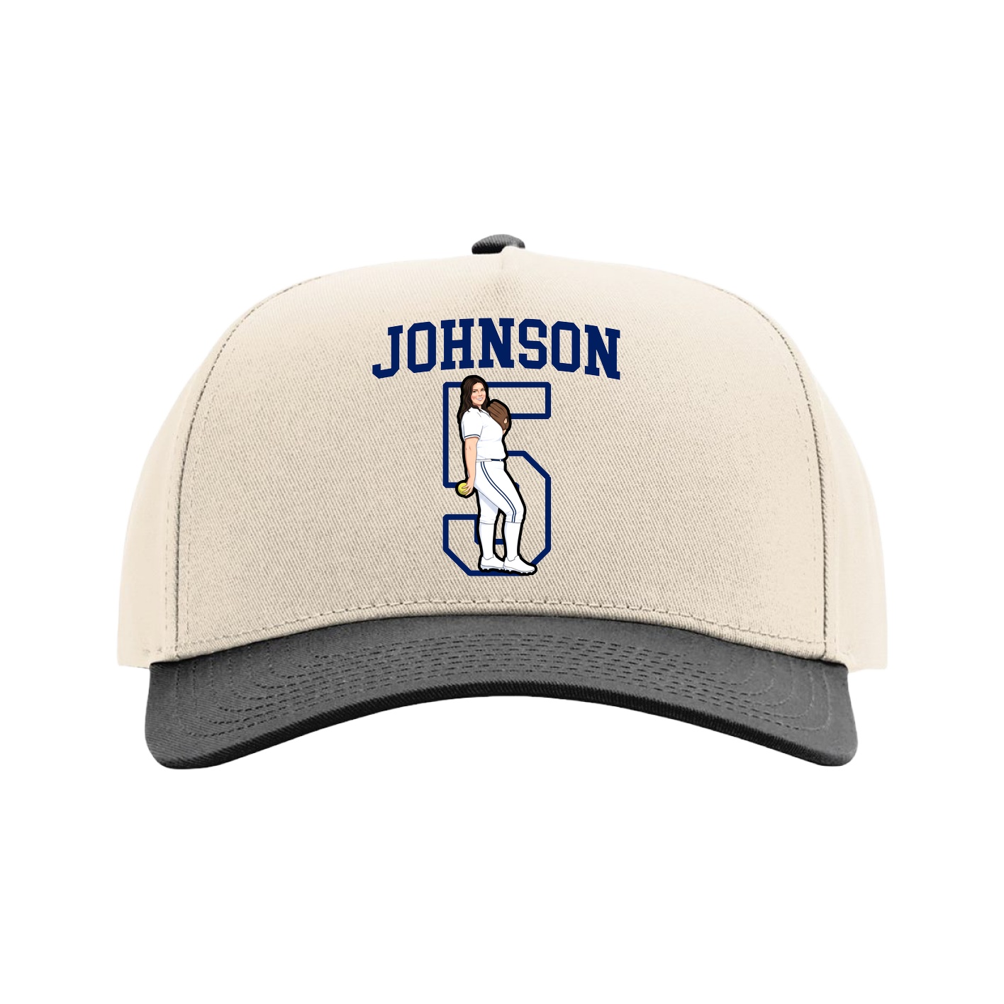 Full Fabric Five-Panel Champ Cap