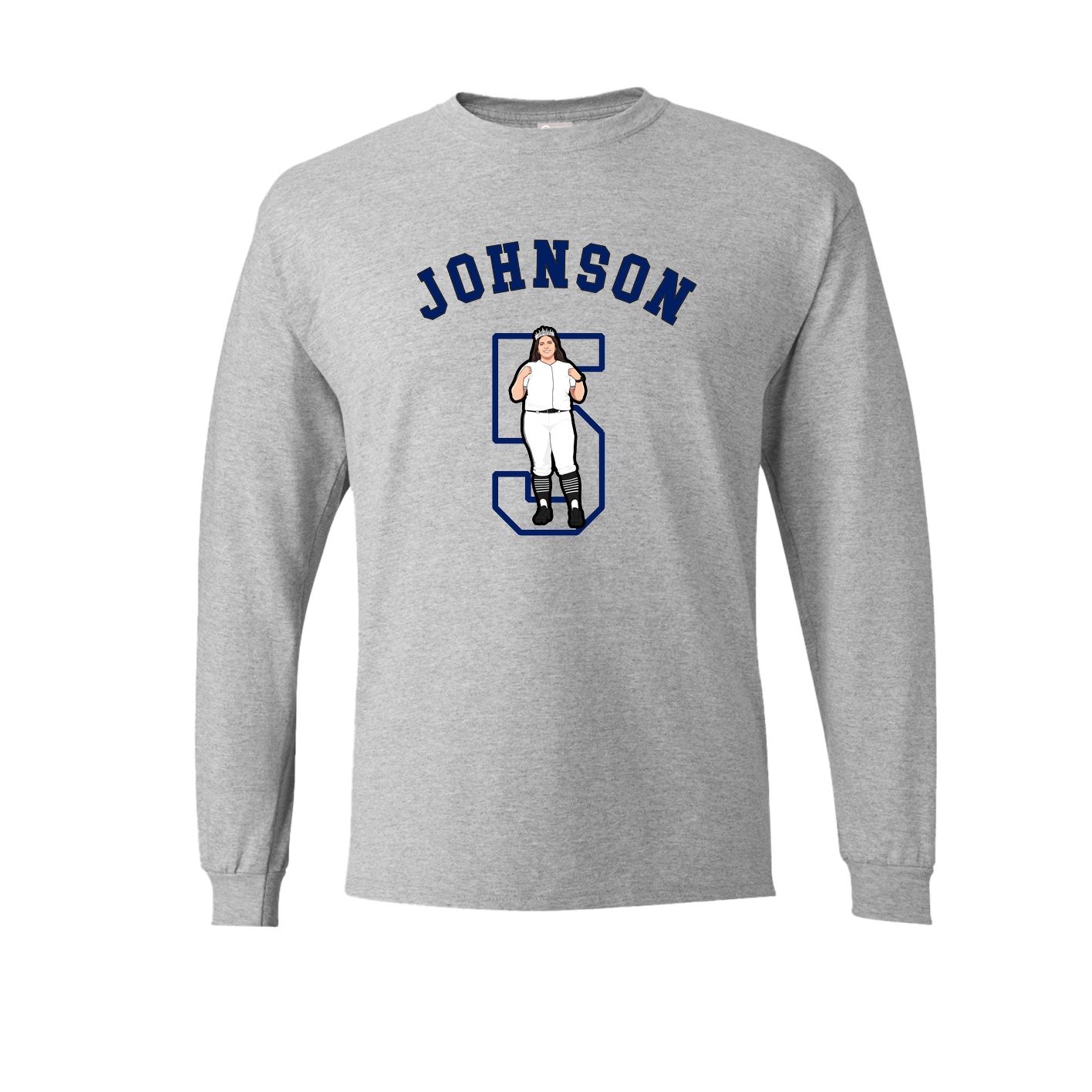 Long Sleeve Tee — Shirsey Arch in Grey