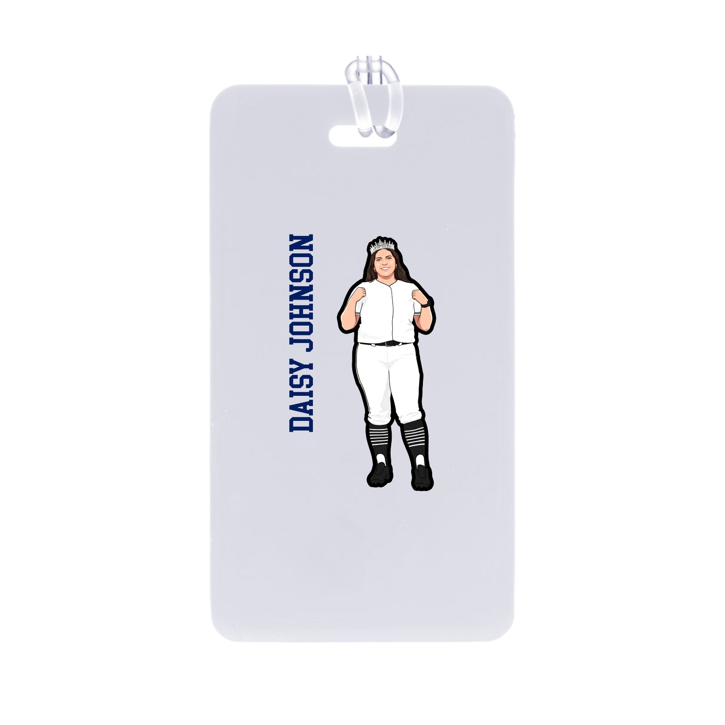 Bag Tag — Name Vertical in Classic