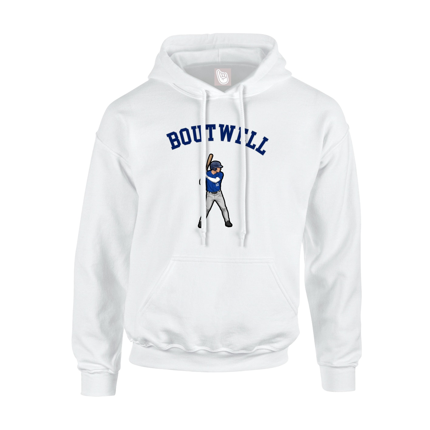 Youth Hoodie — Shirsey Arch in White