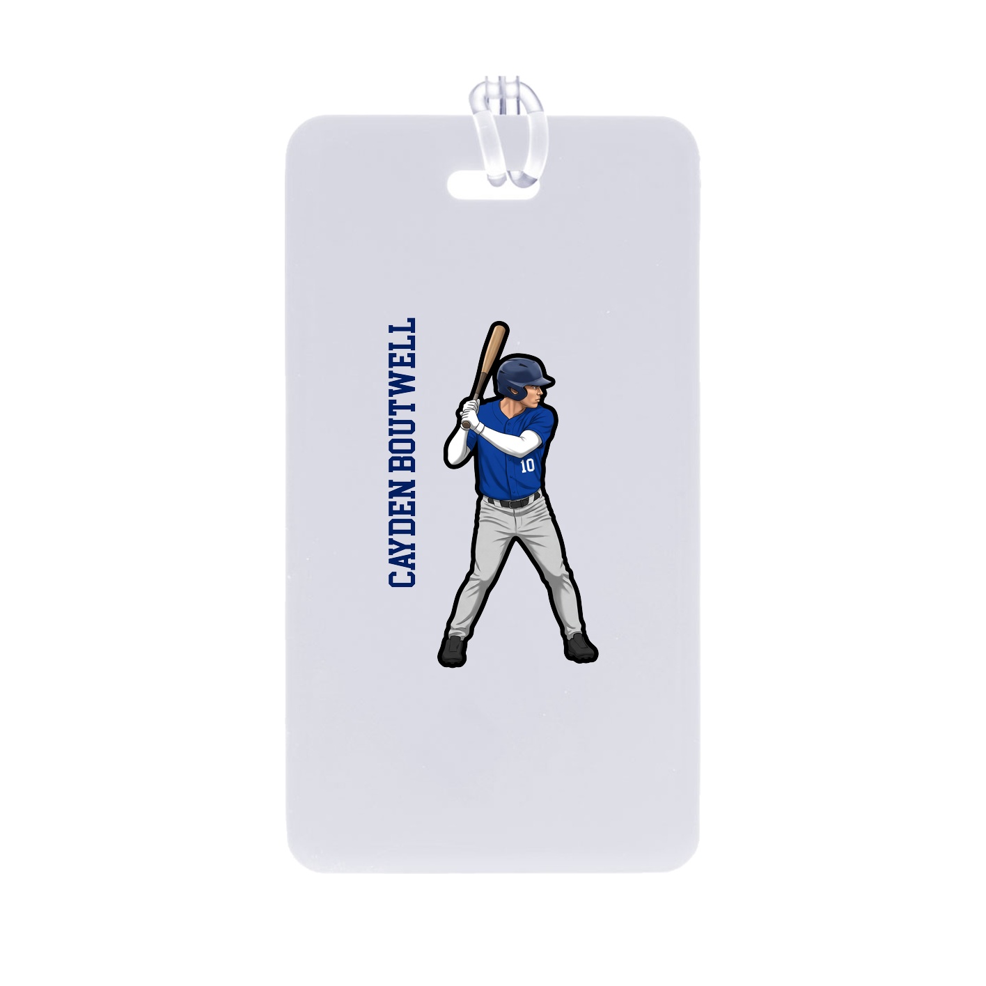 Bag Tag — Name Vertical in Classic