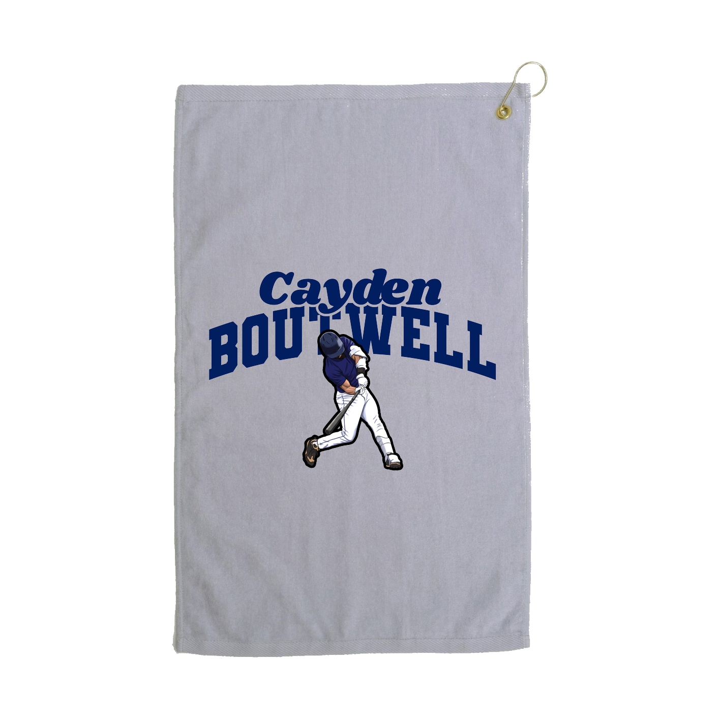 Golf Towel — Signature Arch in Grey
