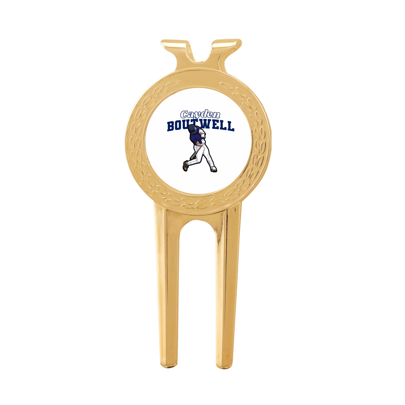 Divot Tool with Ball Marker — Name Arch in Classic
