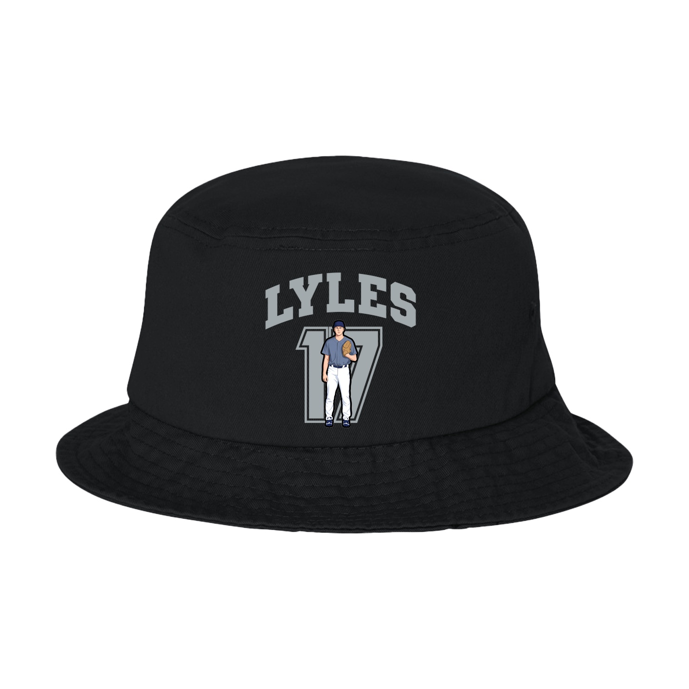 Bucket Cap — Number in Black