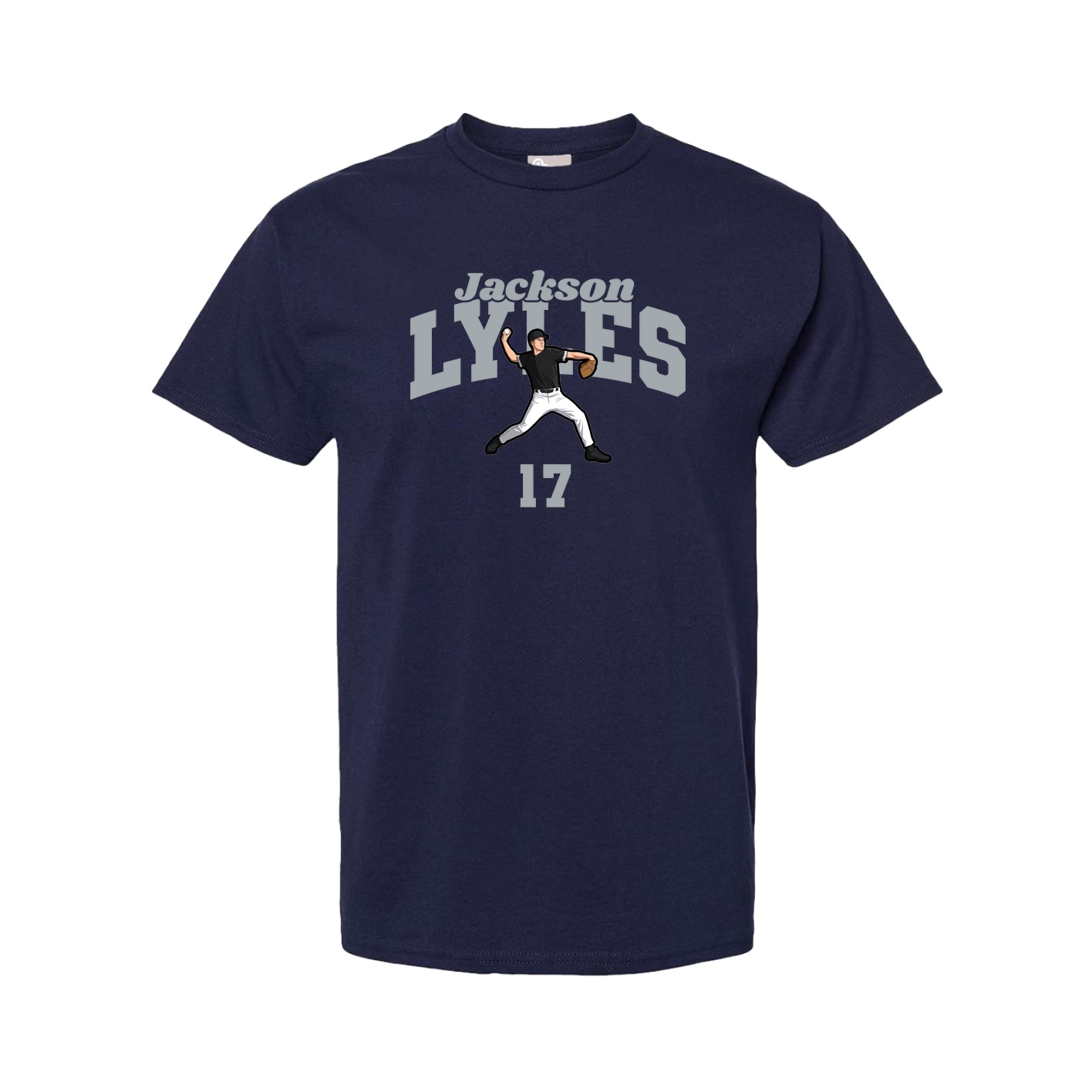 Tee — Signature Arch in Navy