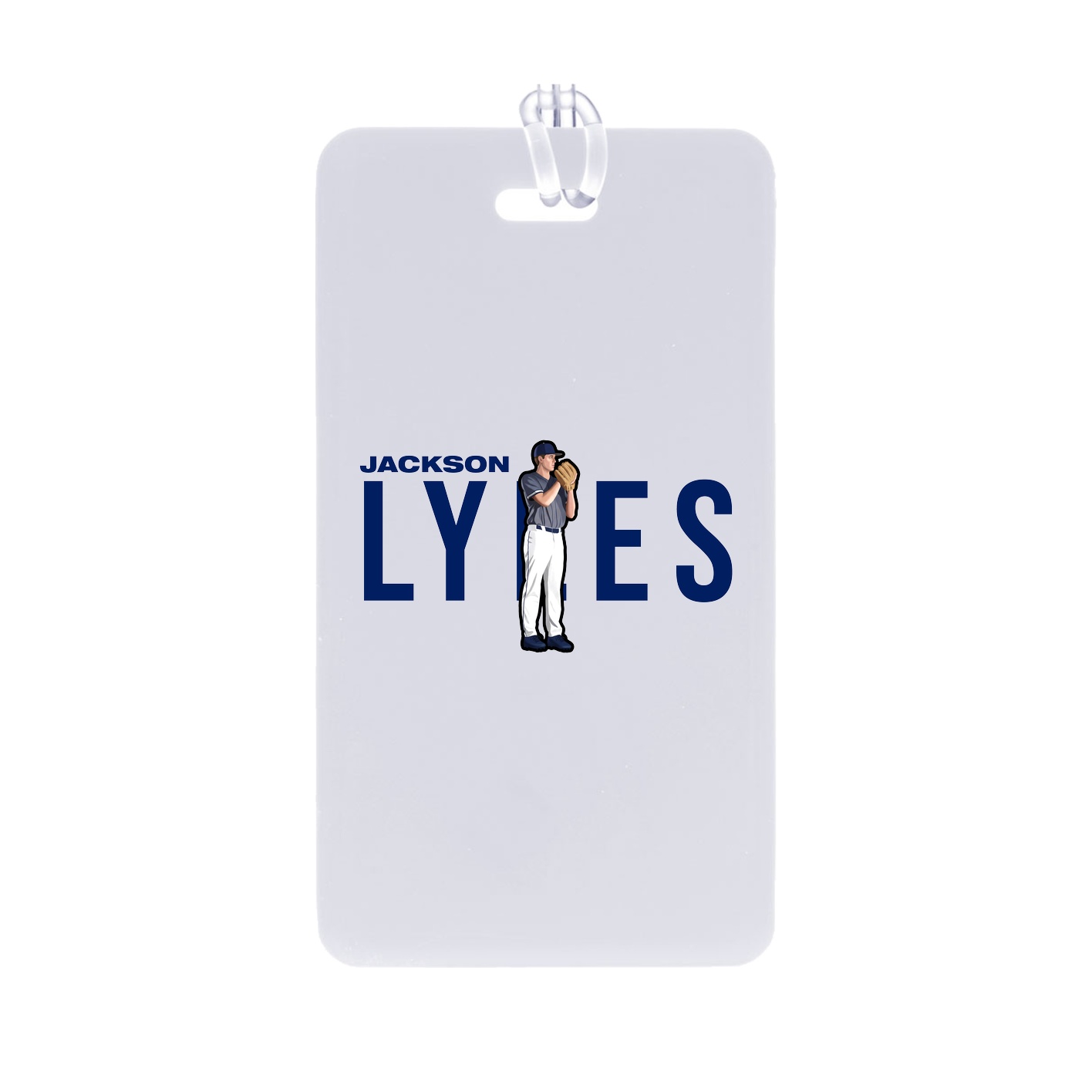Bag Tag — Player Name in Classic