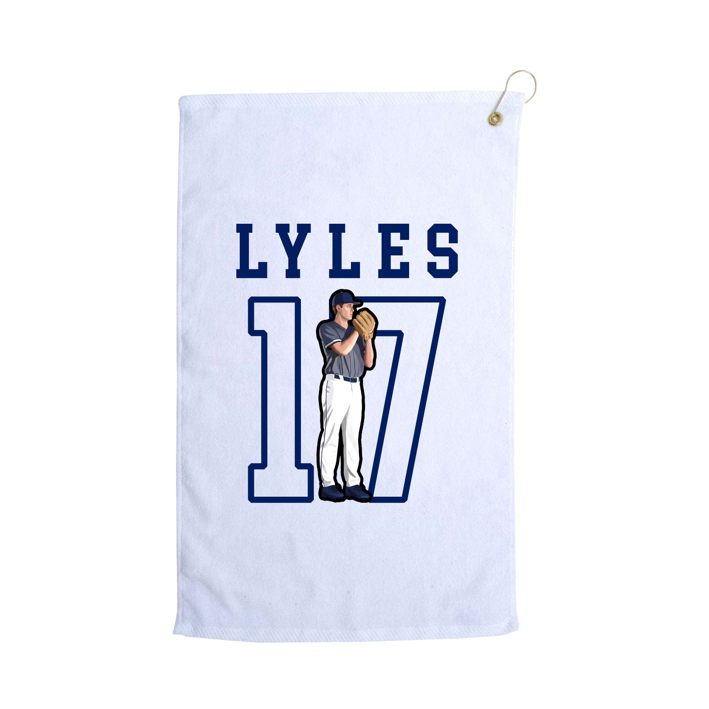 Golf Towel — Shirsey in White