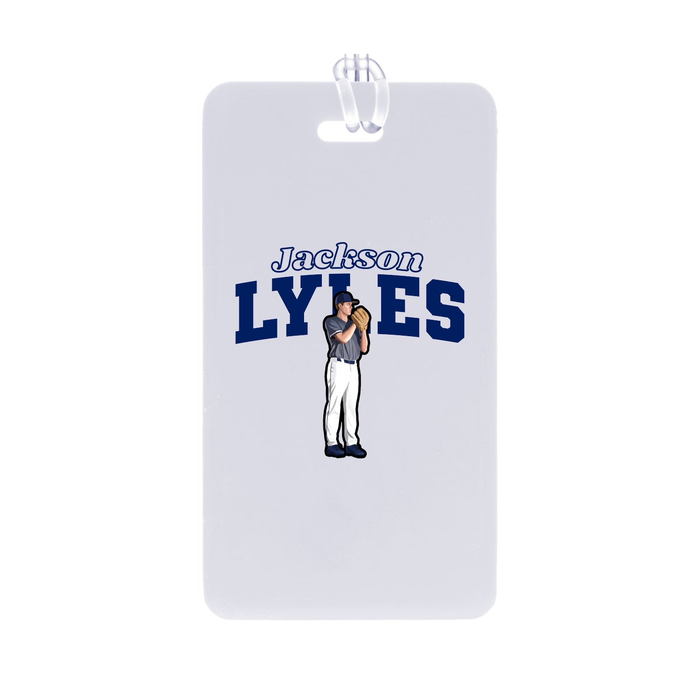 Bag Tag — Name Arch in Classic