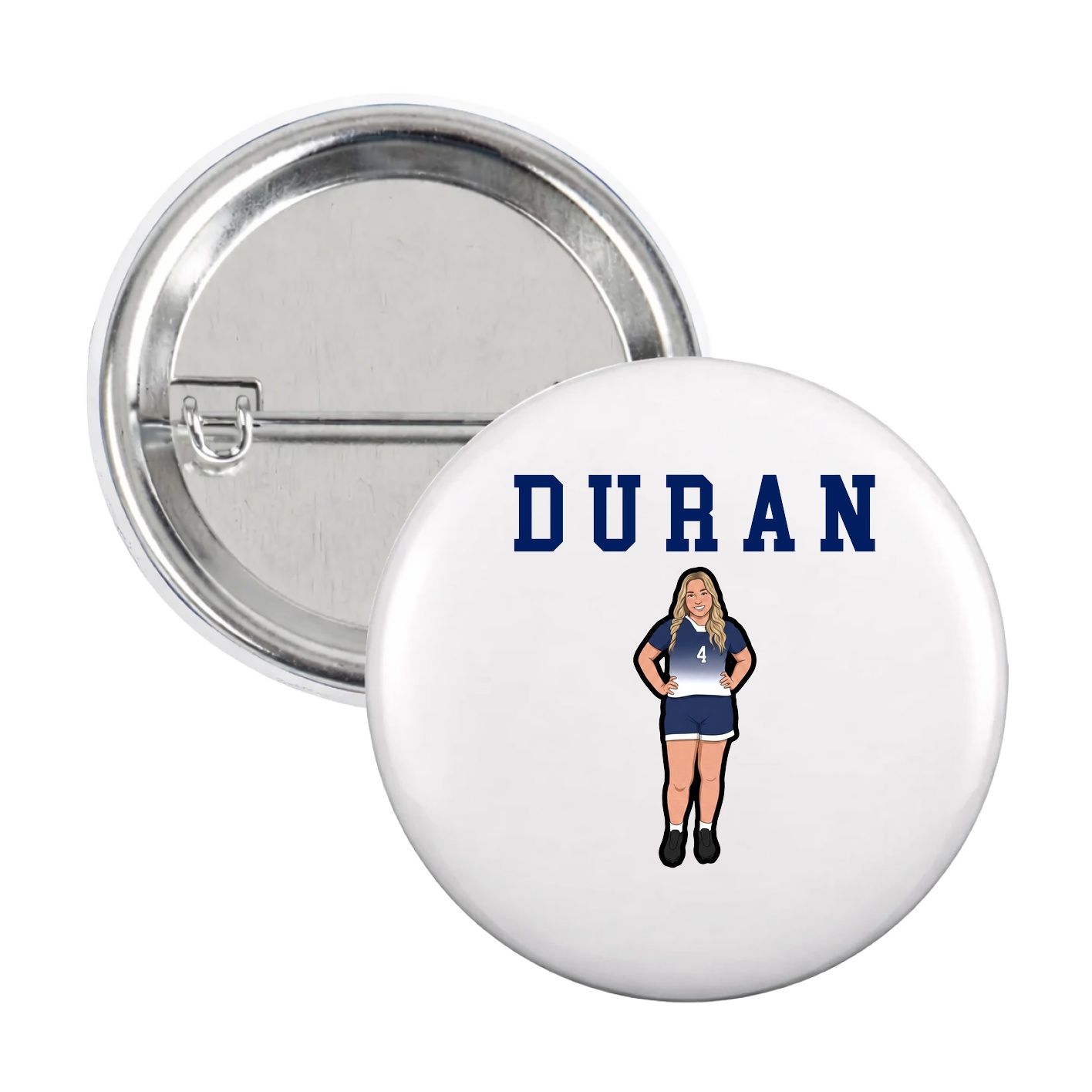 Game Day Button — Shirsey in White