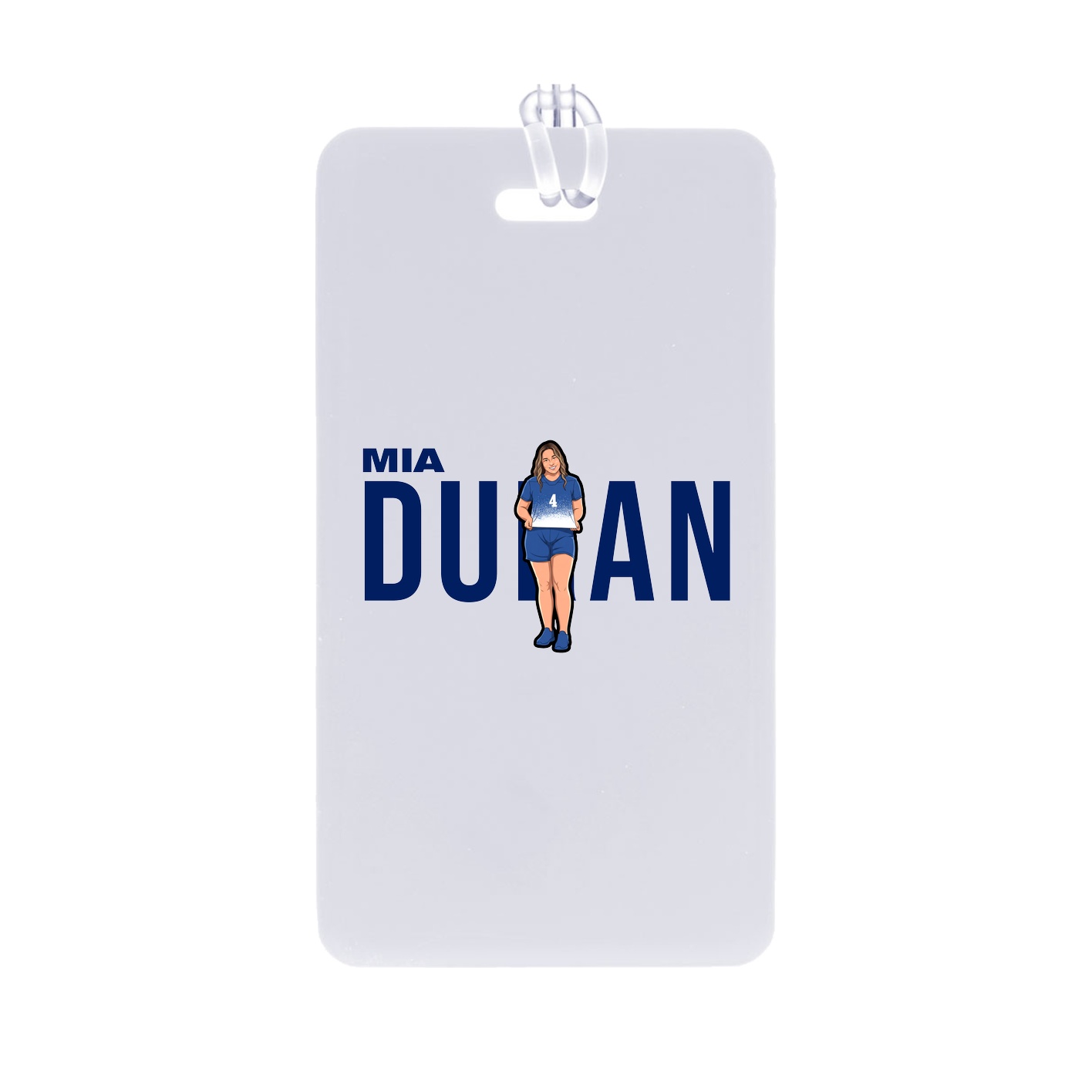 Bag Tag — Player Name in Classic