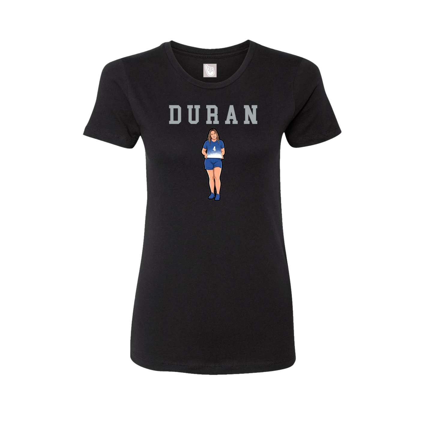 Fitted Women's Tee — Shirsey in Black