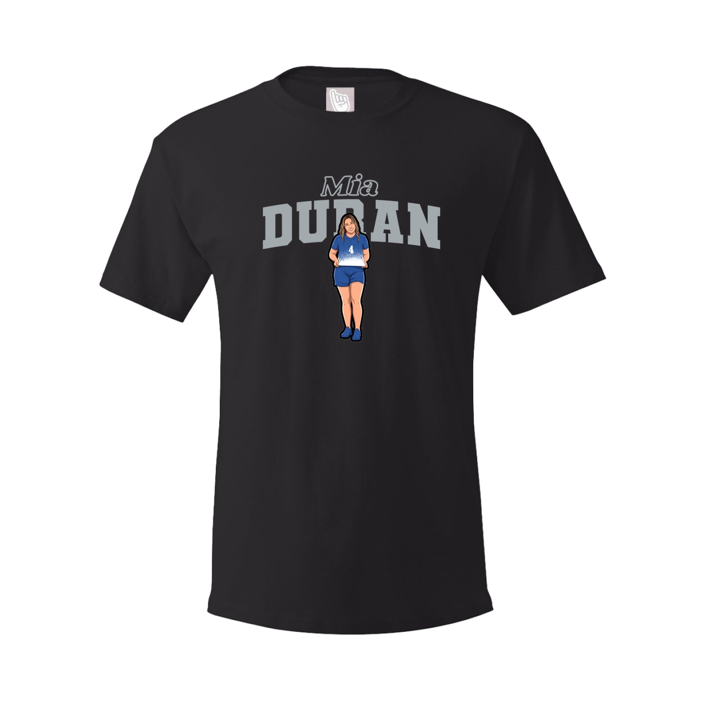 Youth Tee — Name Arch in Black
