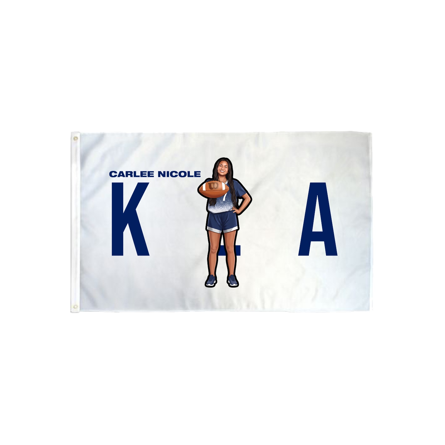 3x5 Flag — Player Name in Classic