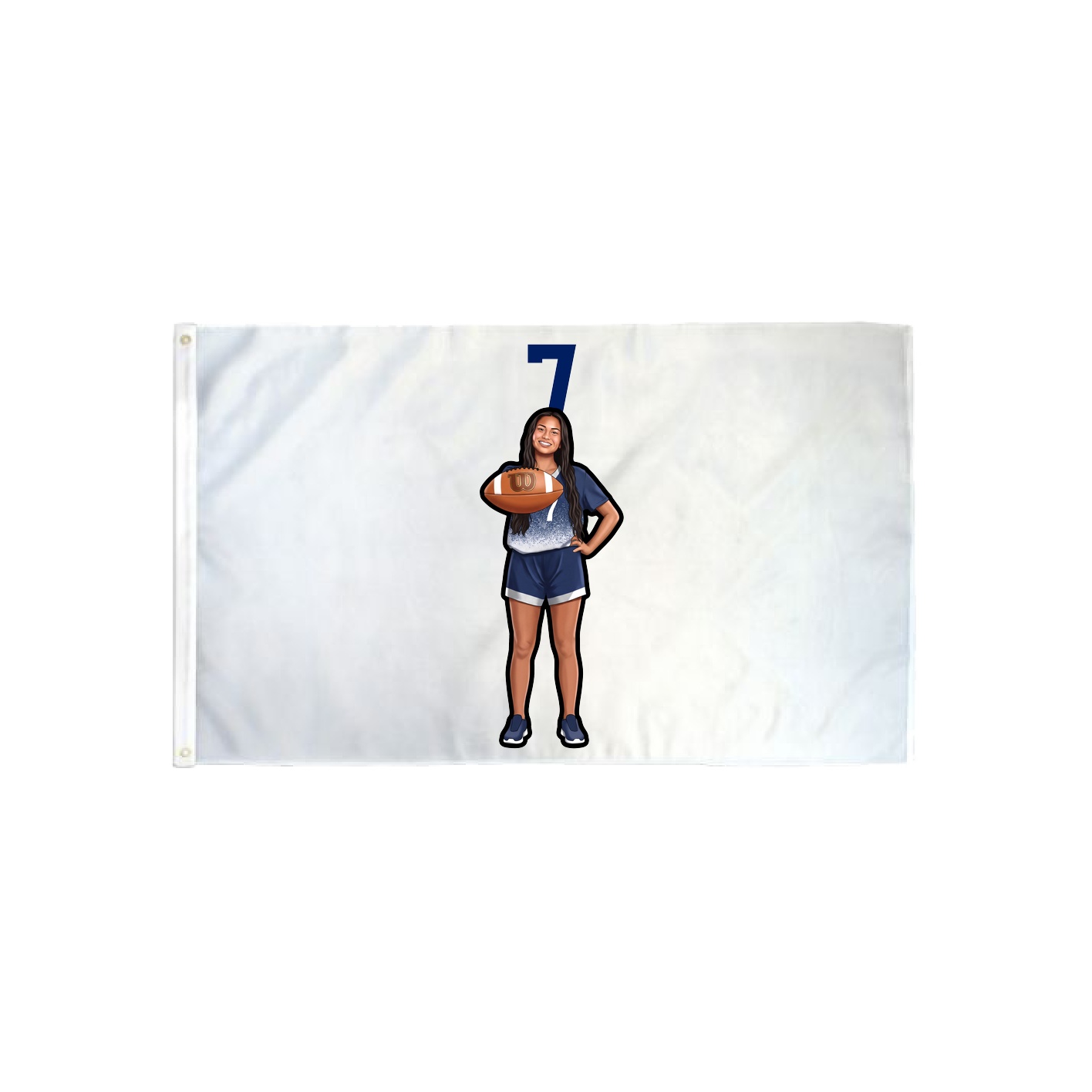 3x5 Flag — Number Top in Classic