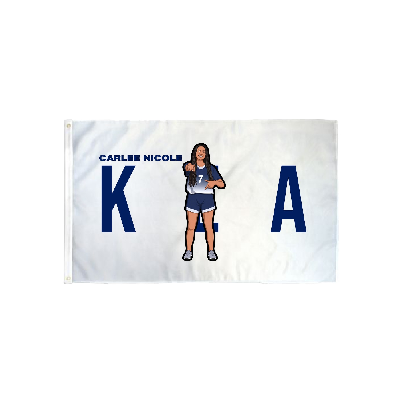 3x5 Flag — Player Name in Classic
