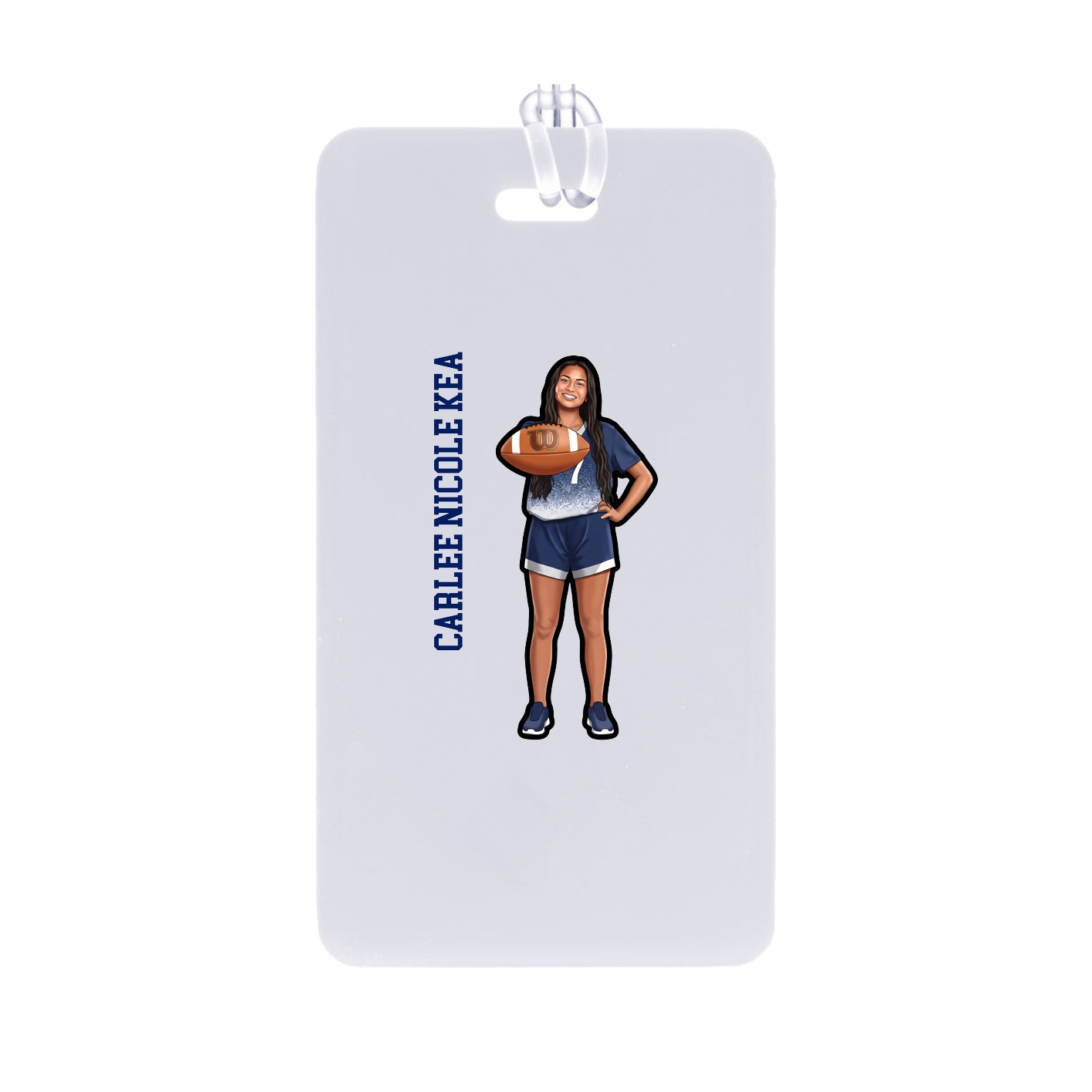 Bag Tag — Name Vertical in Classic