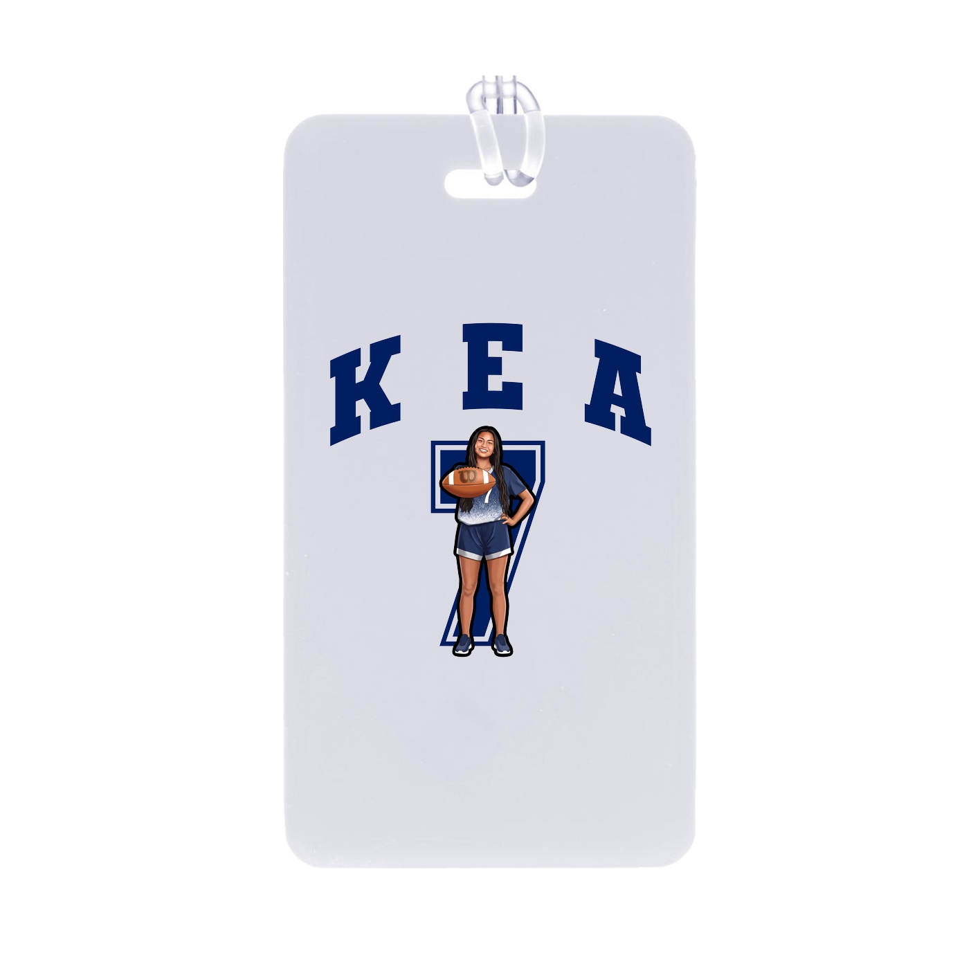 Bag Tag — Number in Classic