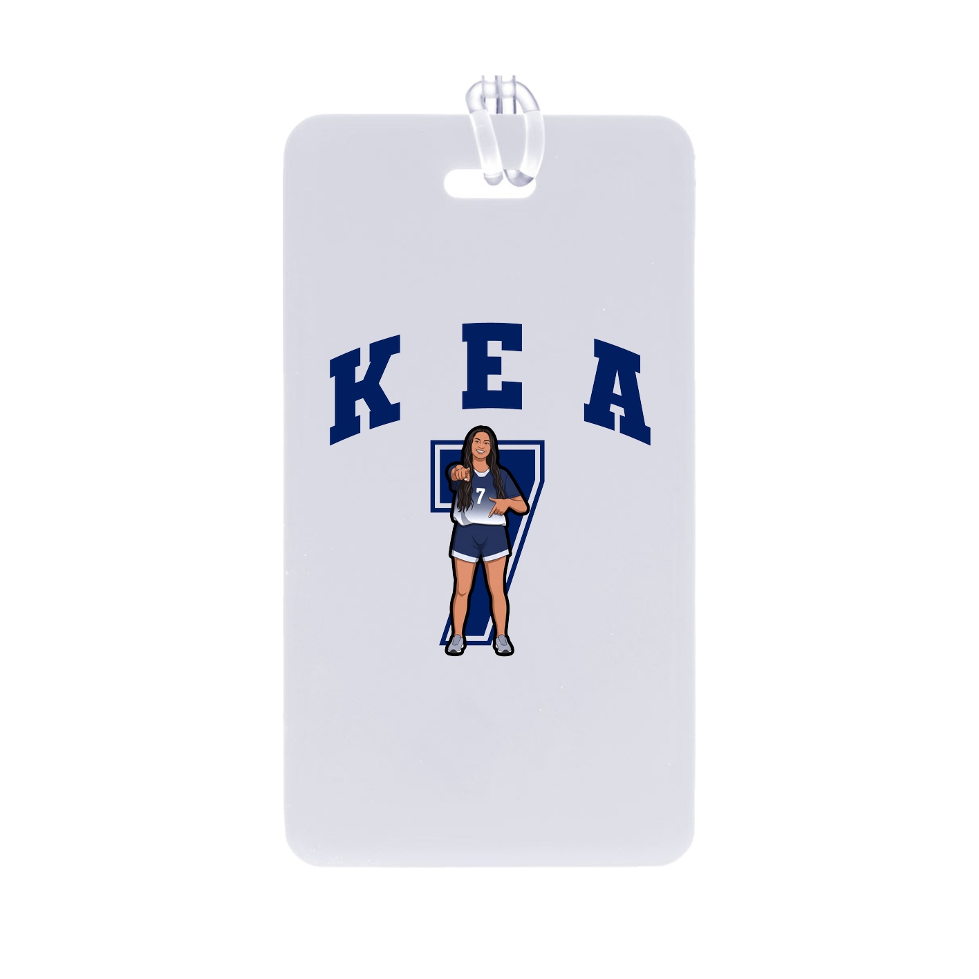 Bag Tag — Number in Classic