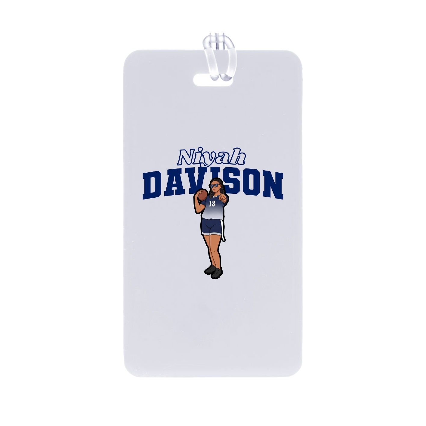 Bag Tag — Name Arch in Classic