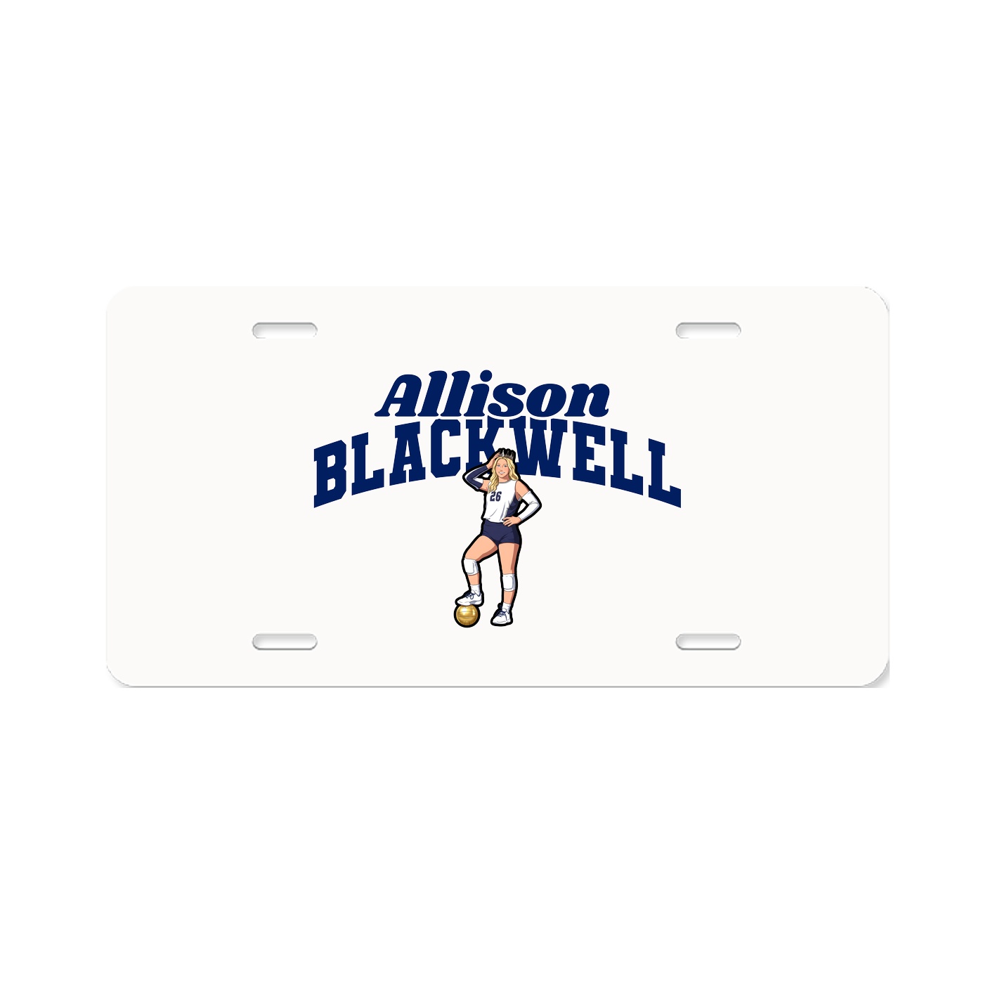 License Plate — Signature Arch in Classic