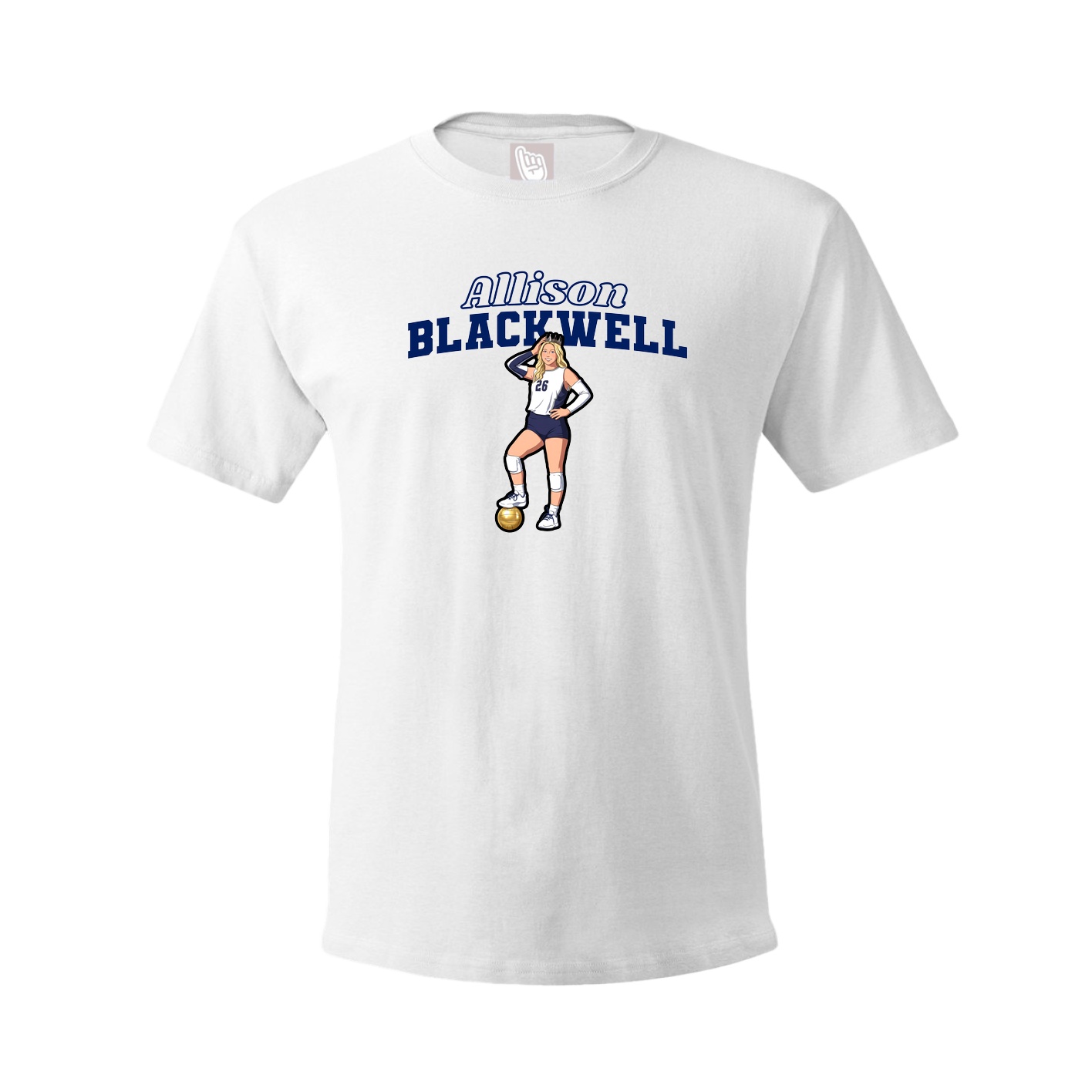 Tee — Name Arch in White