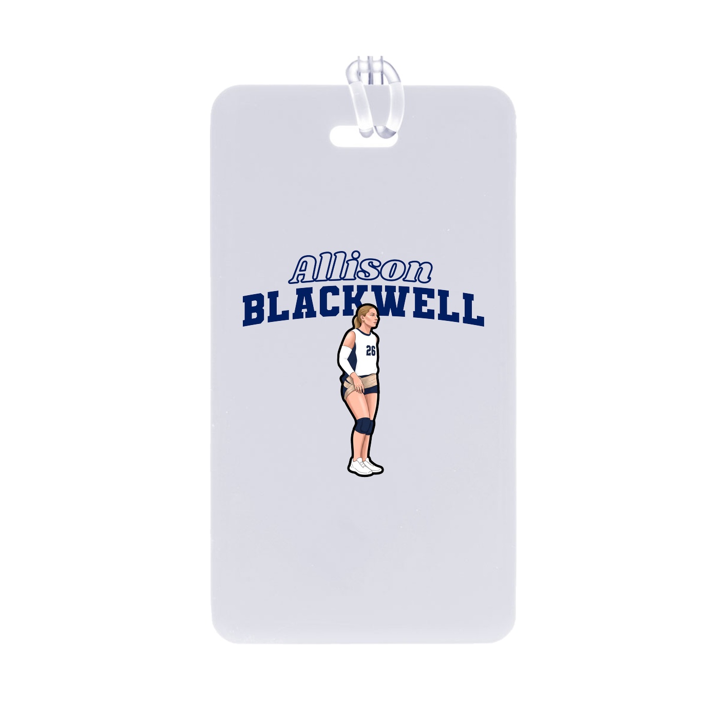 Bag Tag — Name Arch in Classic