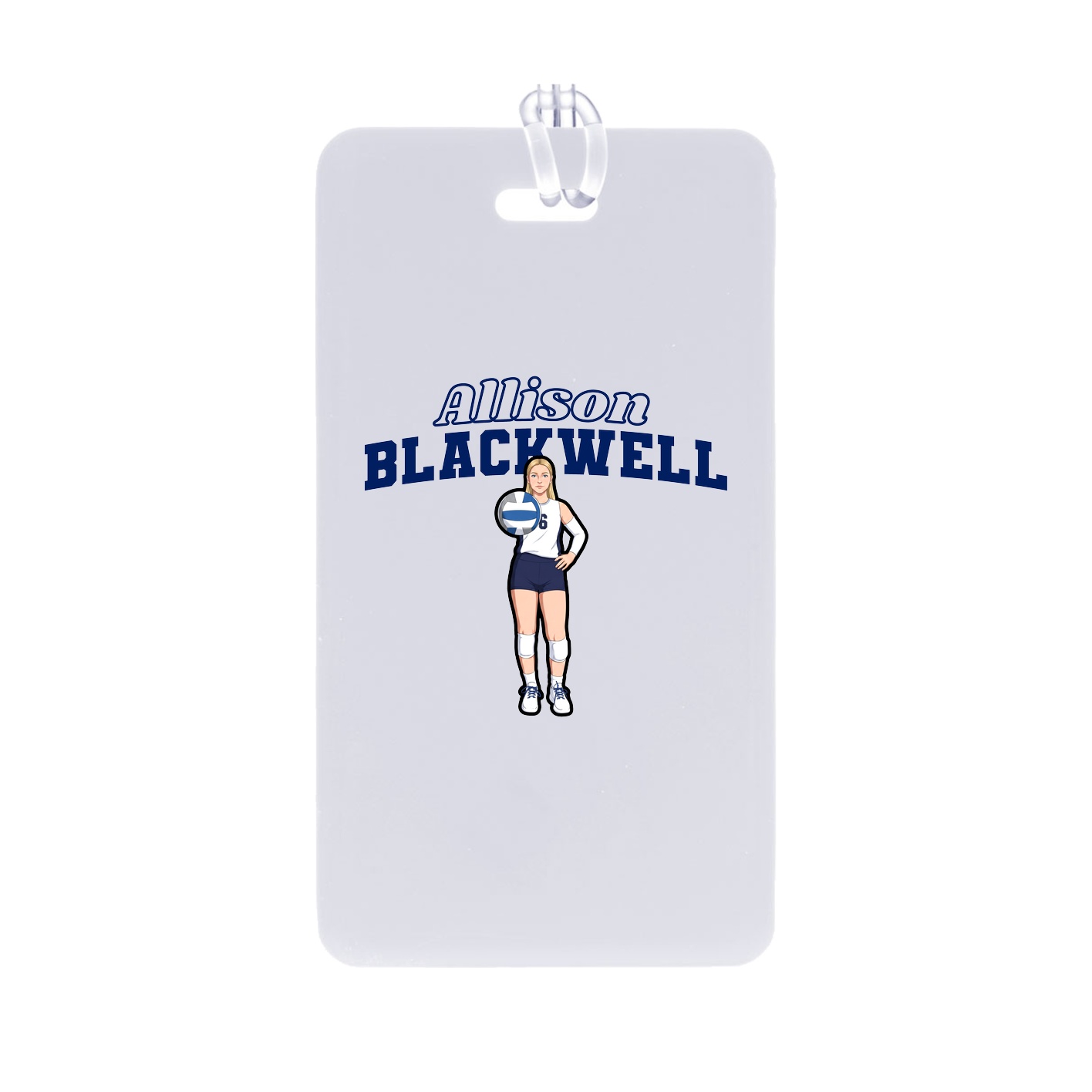 Bag Tag — Name Arch in Classic