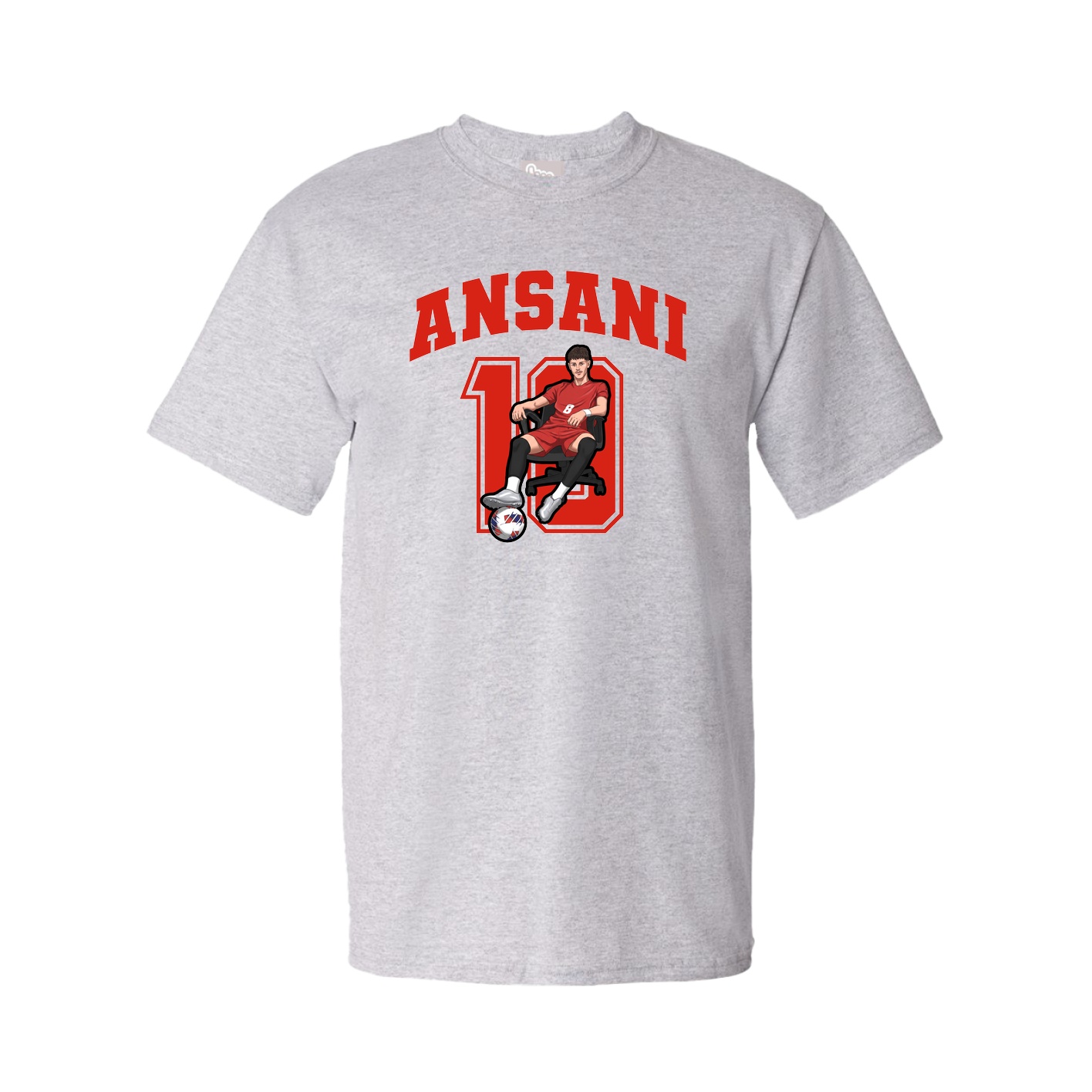 Tee — Number in Grey