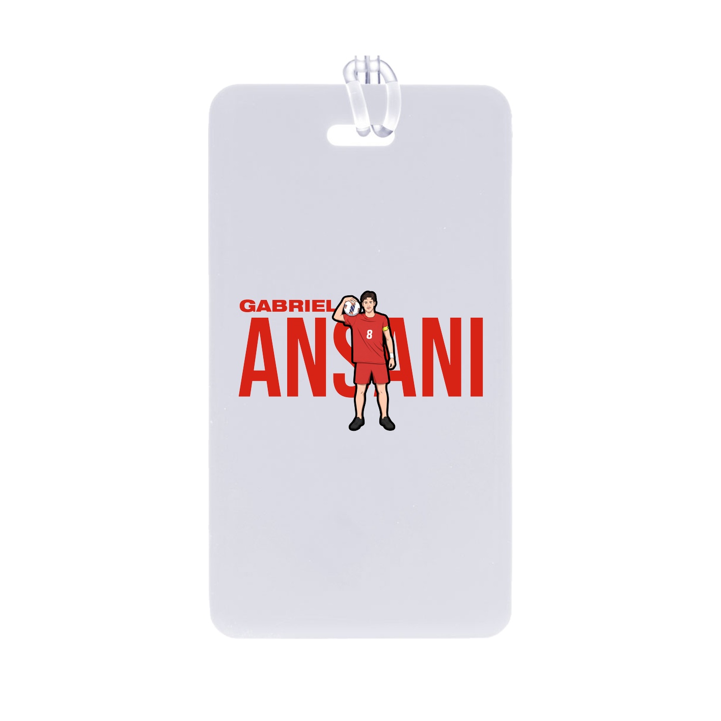Bag Tag — Player Name in Classic