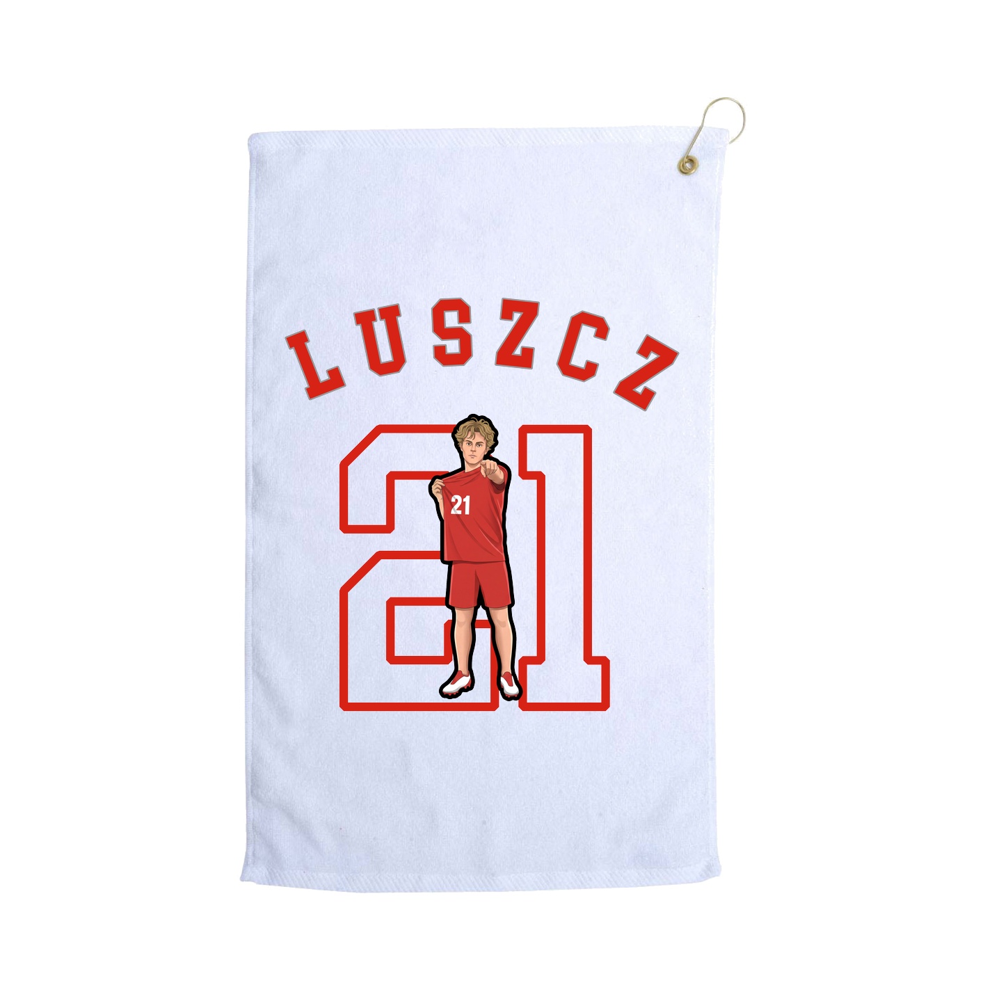 Golf Towel — Shirsey Arch in White