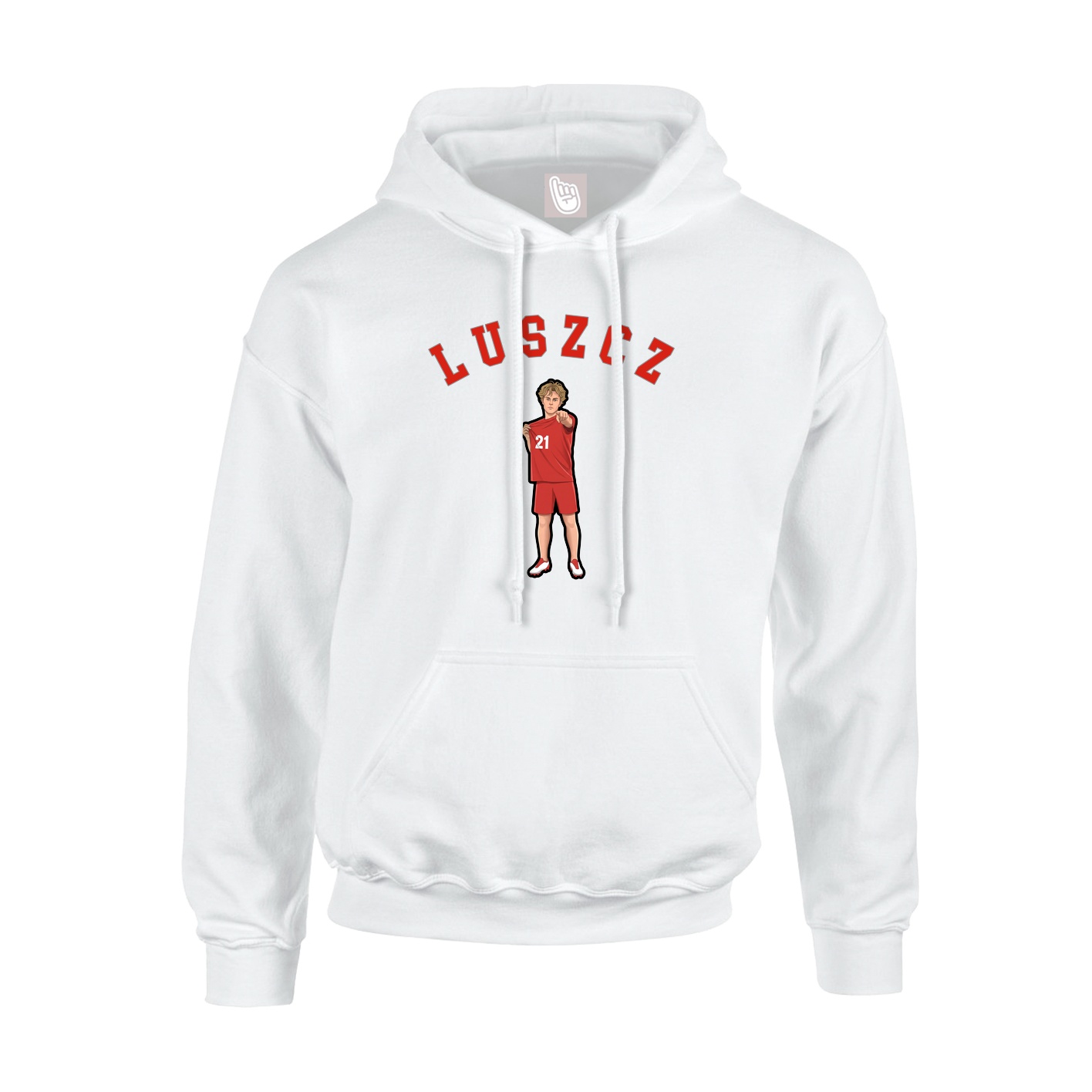 Youth Hoodie — Shirsey Arch in White