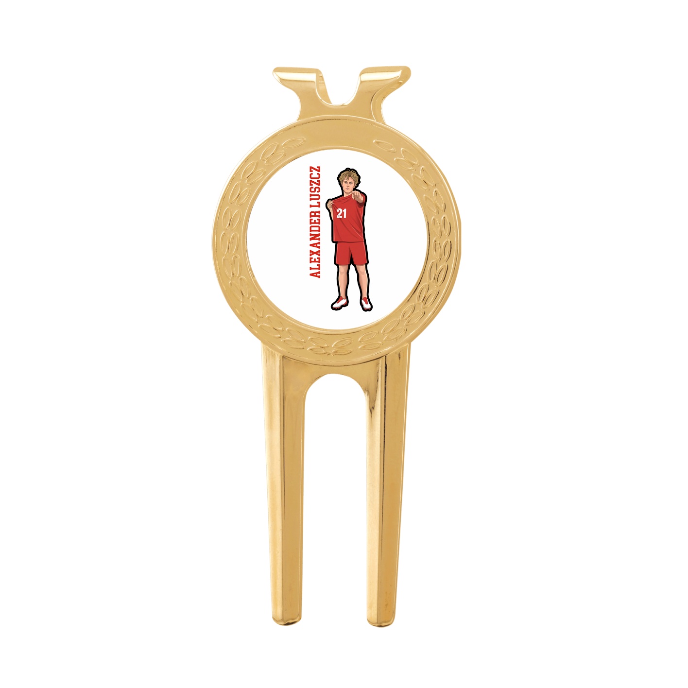 Divot Tool with Ball Marker — Name Vertical in Classic