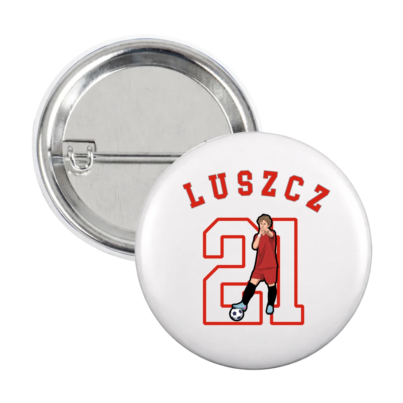 Game Day Button — Shirsey Arch in White