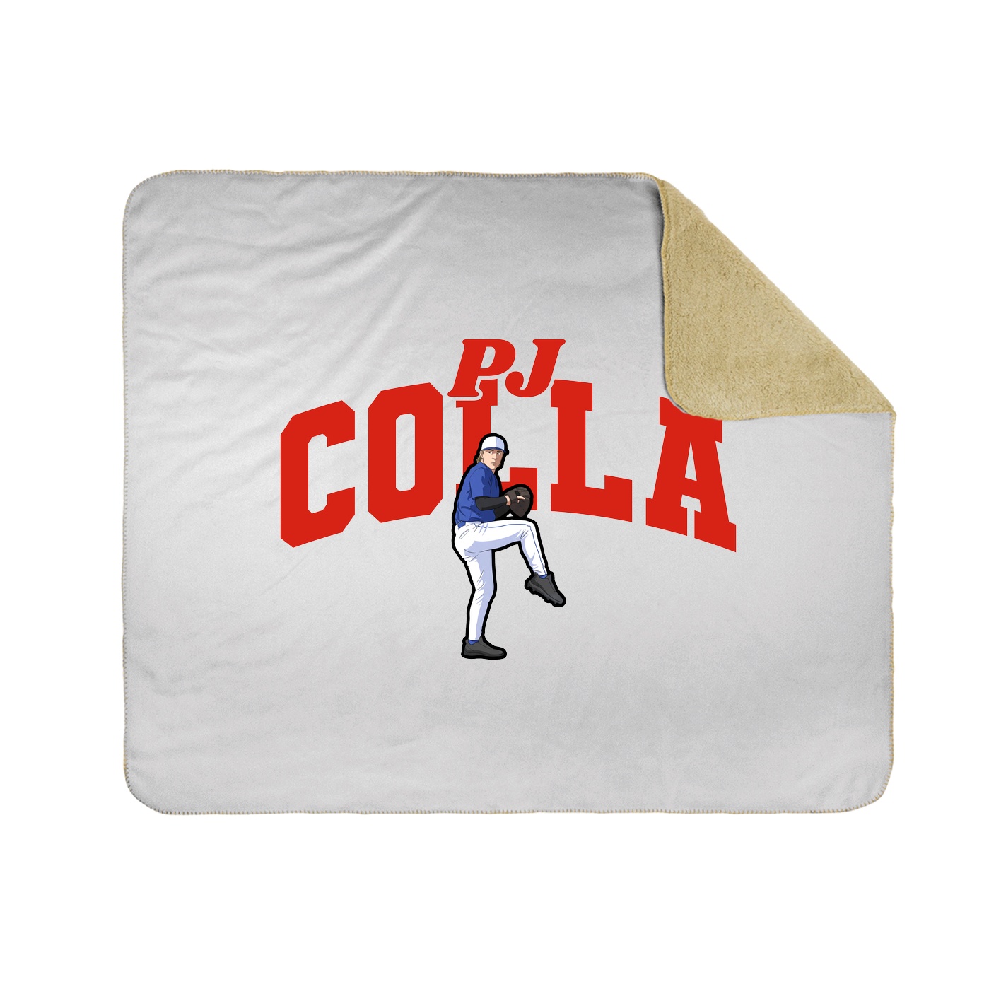 Throw Blanket — Signature Arch in White