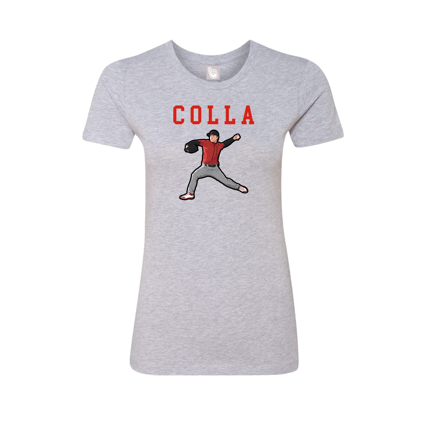 Fitted Women's Tee — Shirsey in Grey