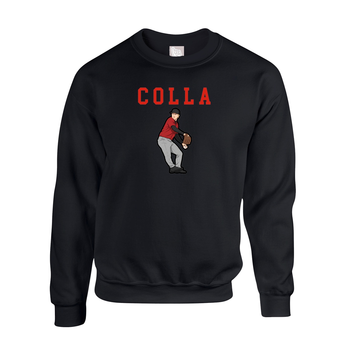 Fleece Crew — Shirsey in Black