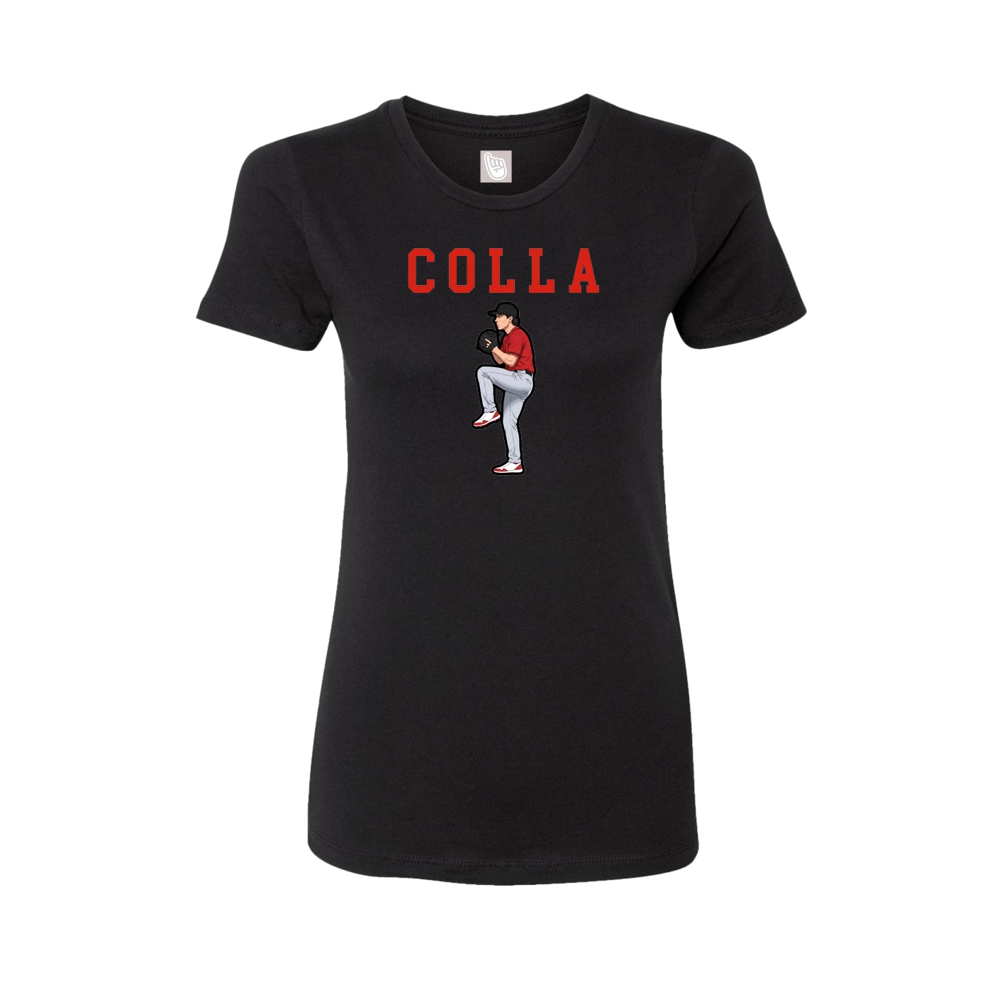 Fitted Women's Tee — Shirsey in Black
