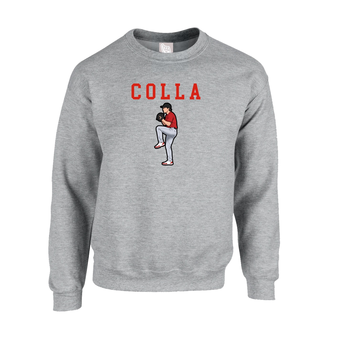 Fleece Crew — Shirsey in Grey
