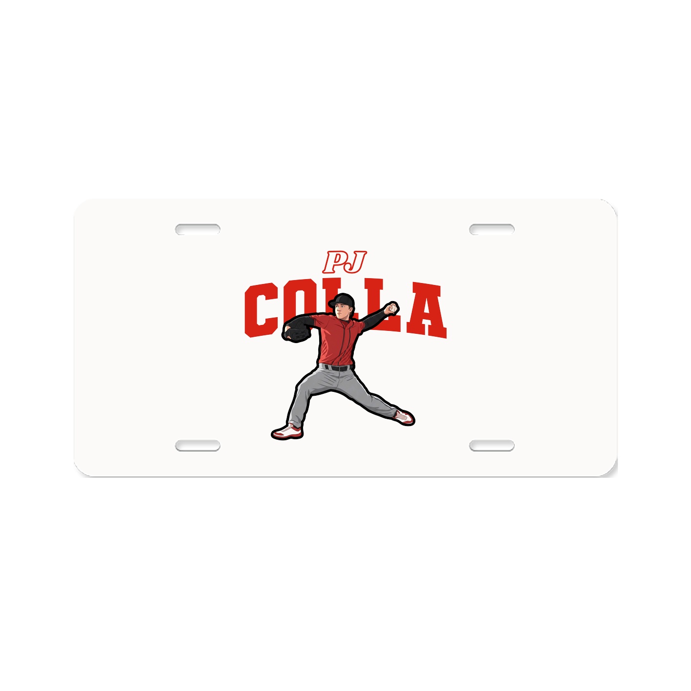 License Plate — Name Arch in Classic