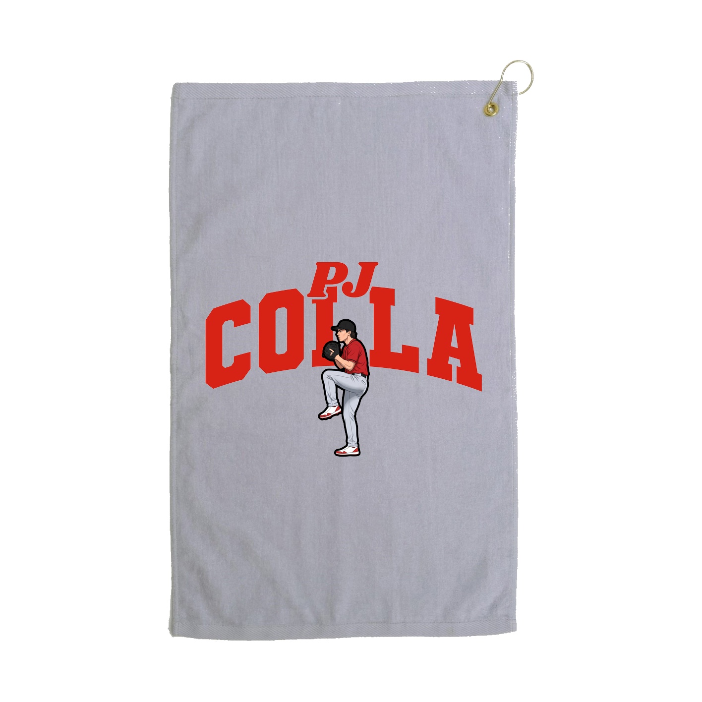 Golf Towel — Signature Arch in Grey