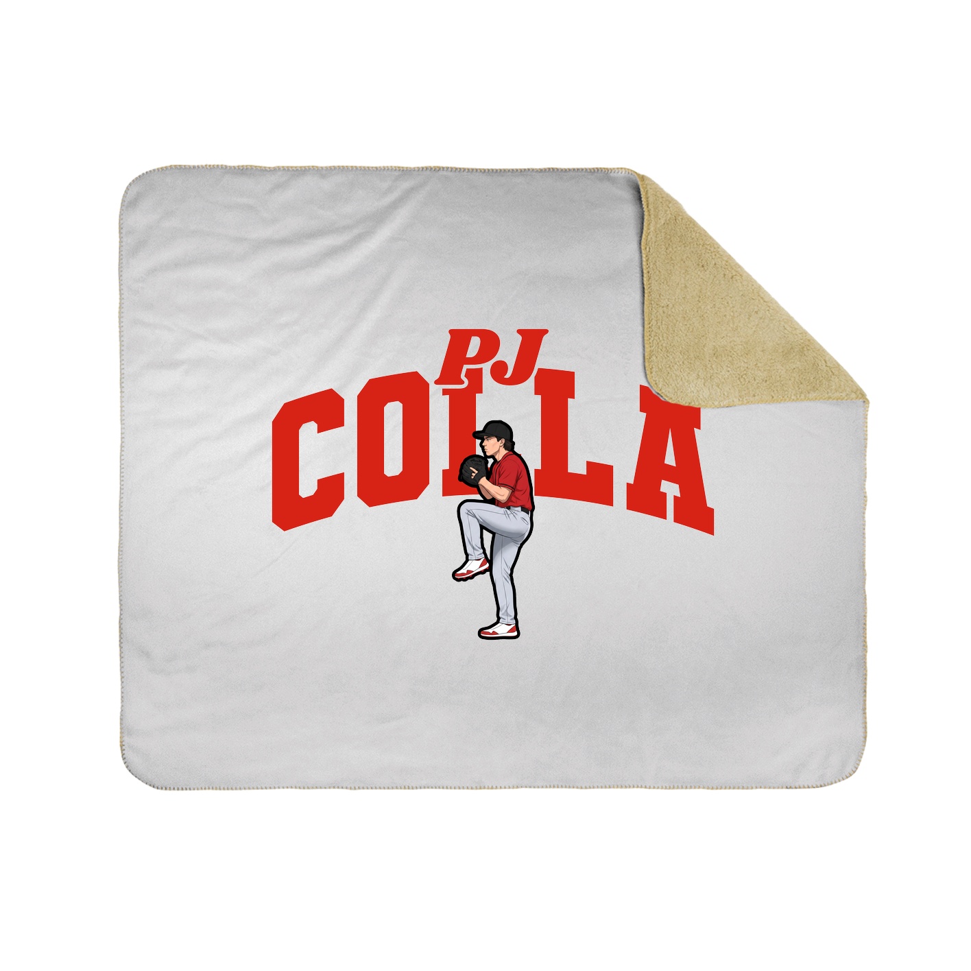 Throw Blanket — Signature Arch in White